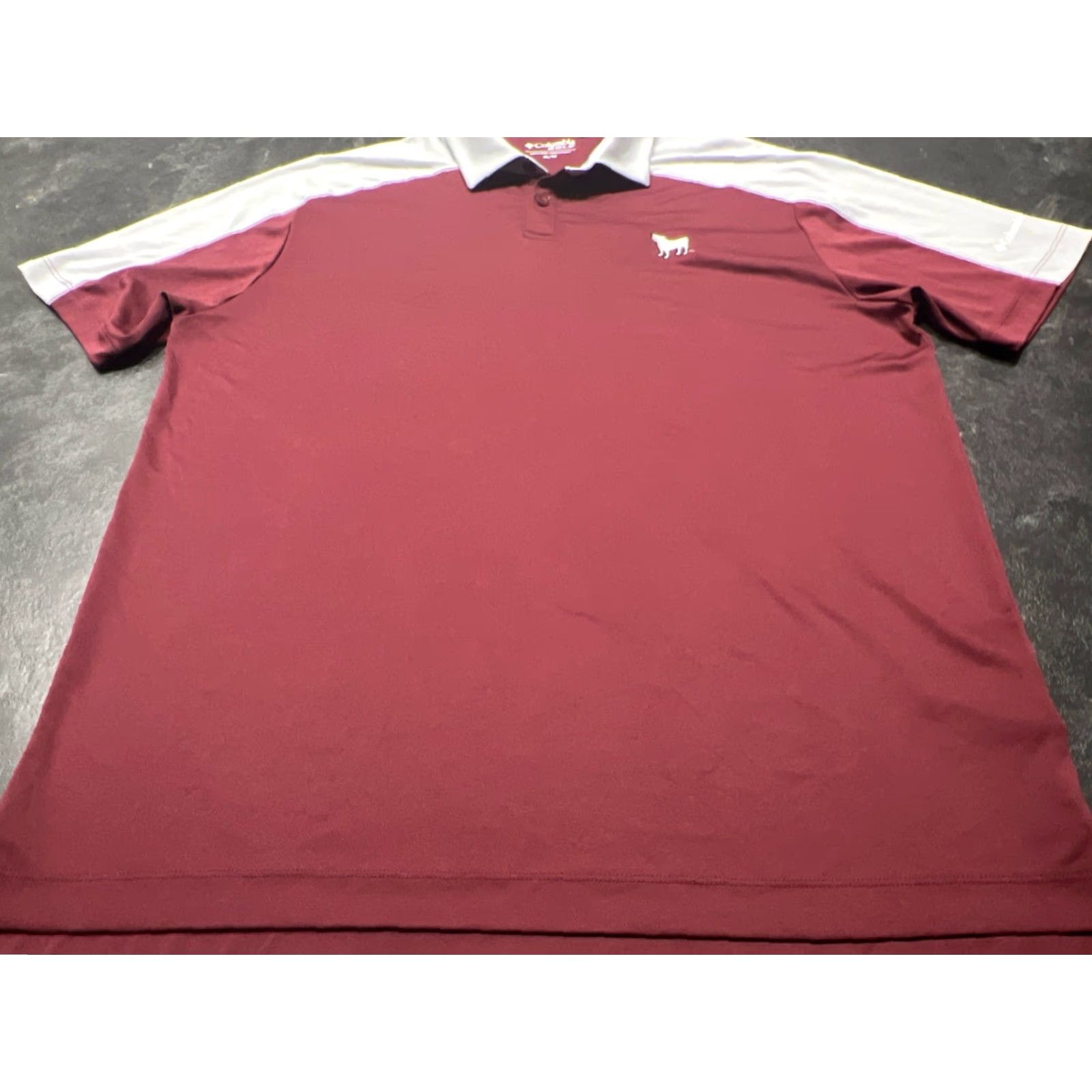 Vintage Columbia Polo Men XL Red Golf Polo Mens Size US XL / EU 56 / 4 - 2 Thumbnail