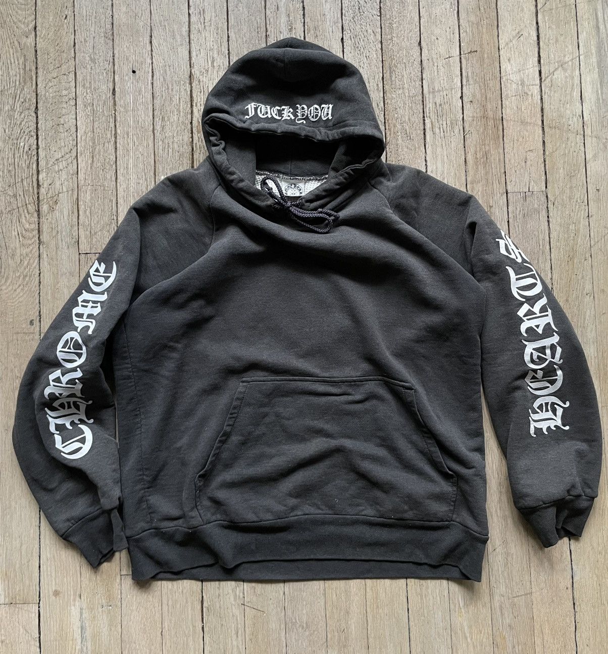 Chrome Hearts Vintage chrome hearts thermal horse shoe hoodie 90s Size US M / EU 48-50 / 2 - 2 Thumbnail