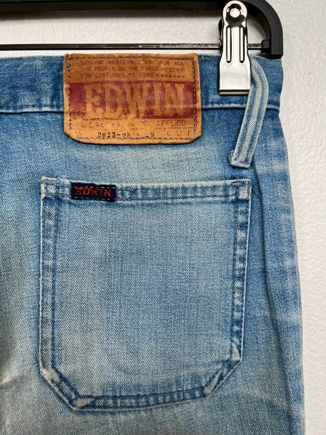 Vintage 70s Edwin Bootcut Flared Jeans Size US 29 - 5 Thumbnail