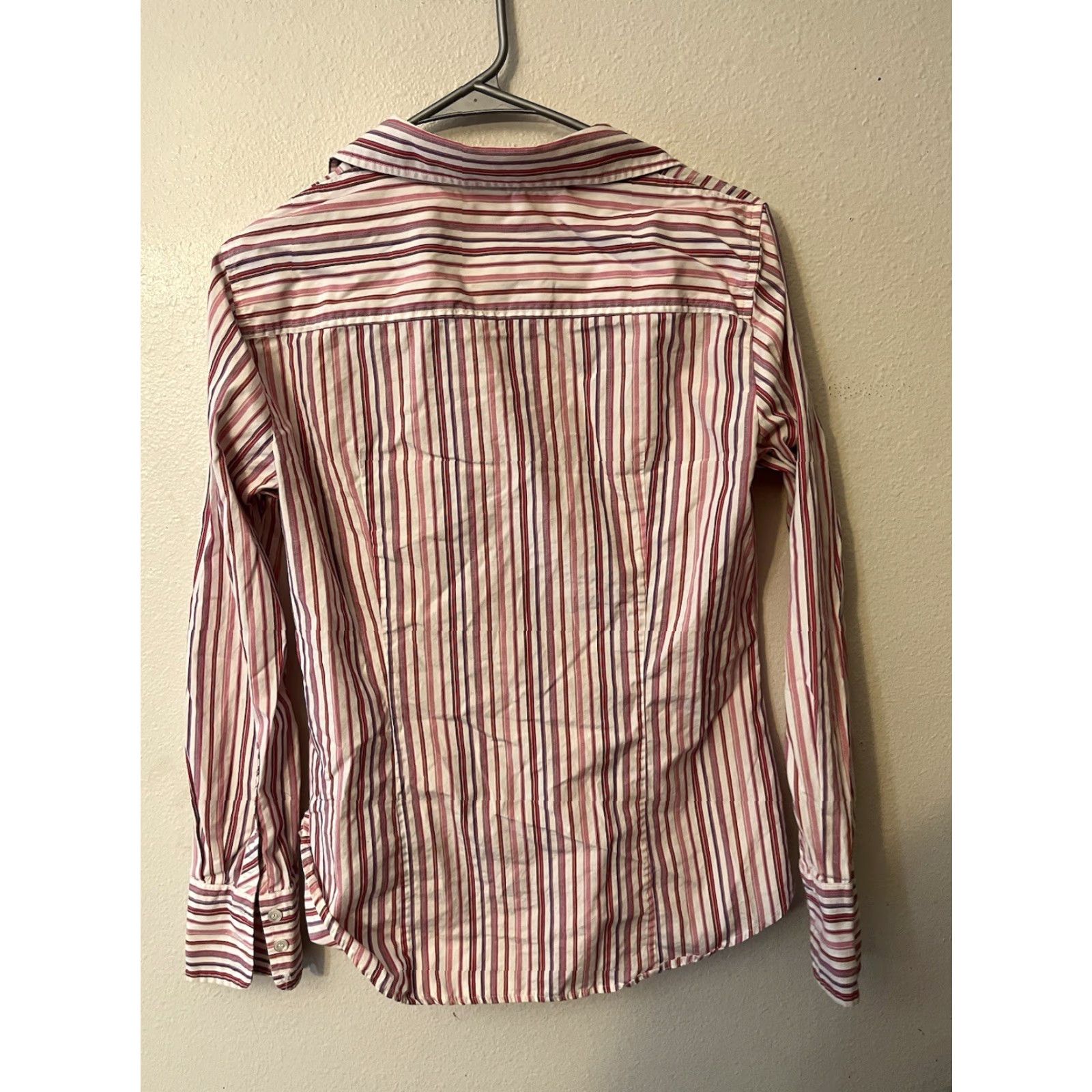 J.Crew J. Crew Kathryn Slim Fit Button Up Shirt Women's L Striped 100% Cotton Career Shirt Basic Classics Mens? Size L / US 10 / IT 46 - 2 Thumbnail