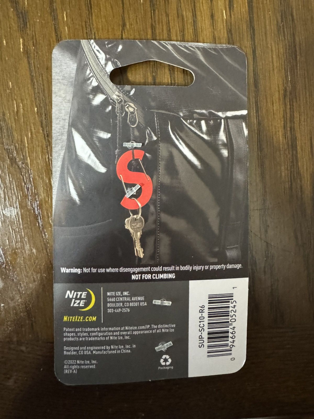 Supreme Supreme Nite Ize S Logo Keychain Black FW21 Size ONE SIZE - 2 Thumbnail