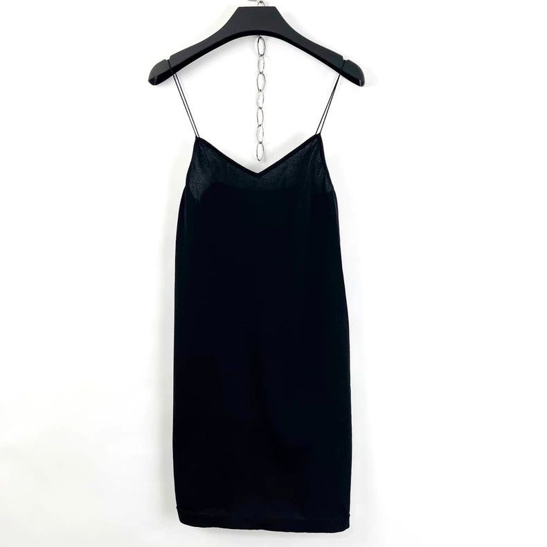 Chanel Chanel Black V-neck knitted suspender long skirt Size XS / US 0-2 / IT 36-38 - 1 Thumbnail