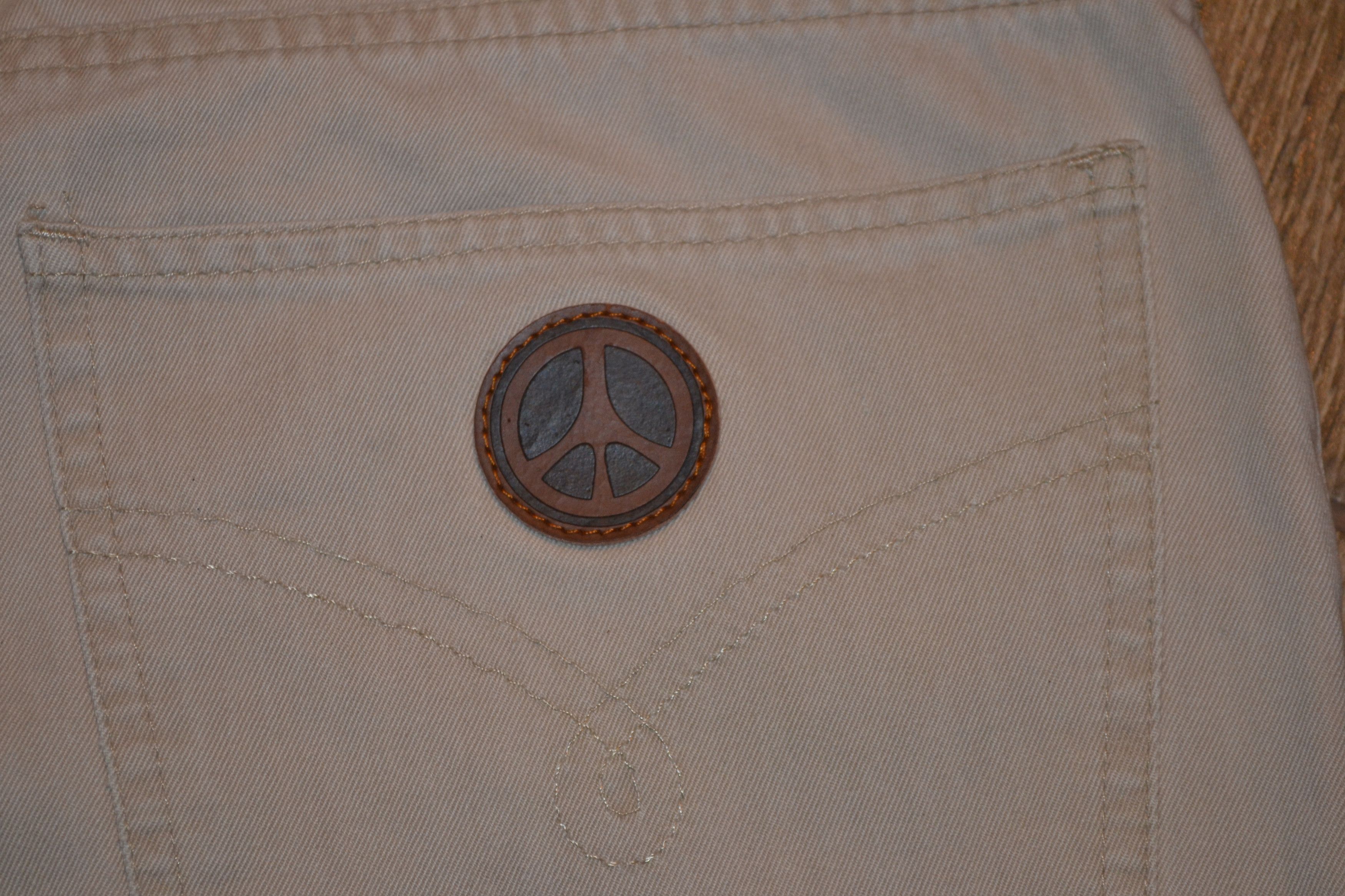 Moschino Vintage 1980s Moschino Beige Jeans - Size w30 / M Size 30" / US 8 / IT 44 - 5 Thumbnail