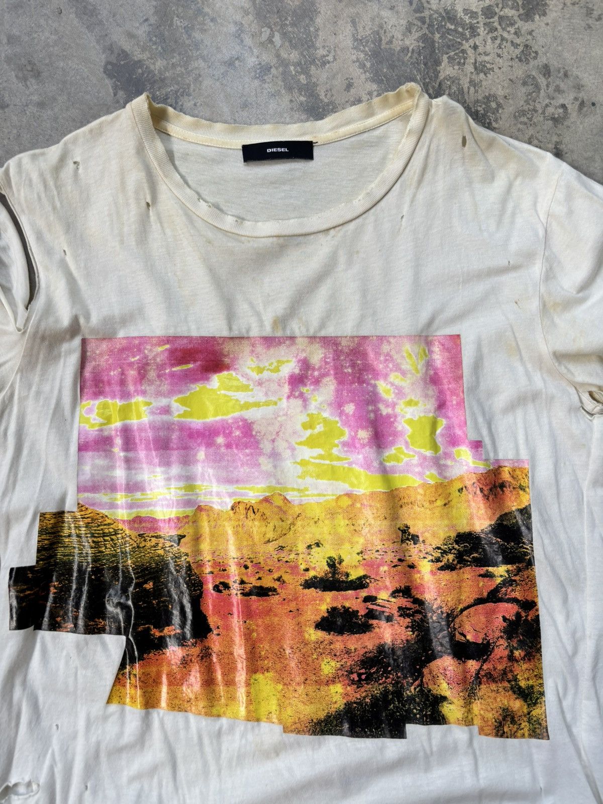 Diesel × Vintage Diesel rip off graphic tee Size US XS / EU 42 / 0 - 3 Thumbnail