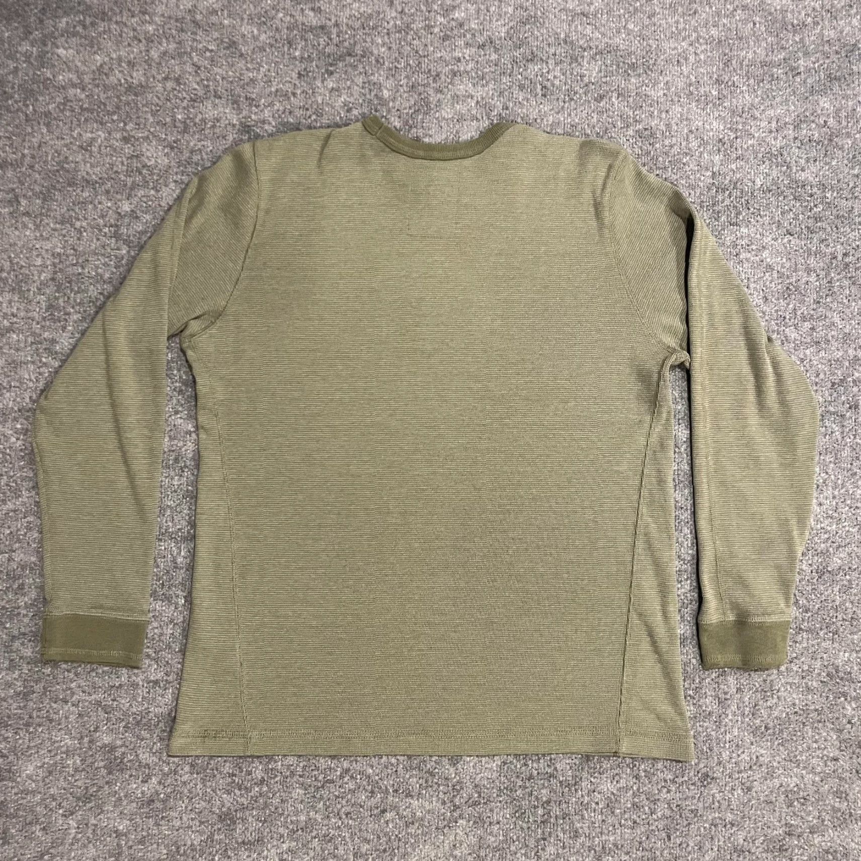 Life is Good Life is Good Thermal Shirt Mens Medium Green Long Sleeve Crewneck Size US M / EU 48-50 / 2 - 2 Thumbnail