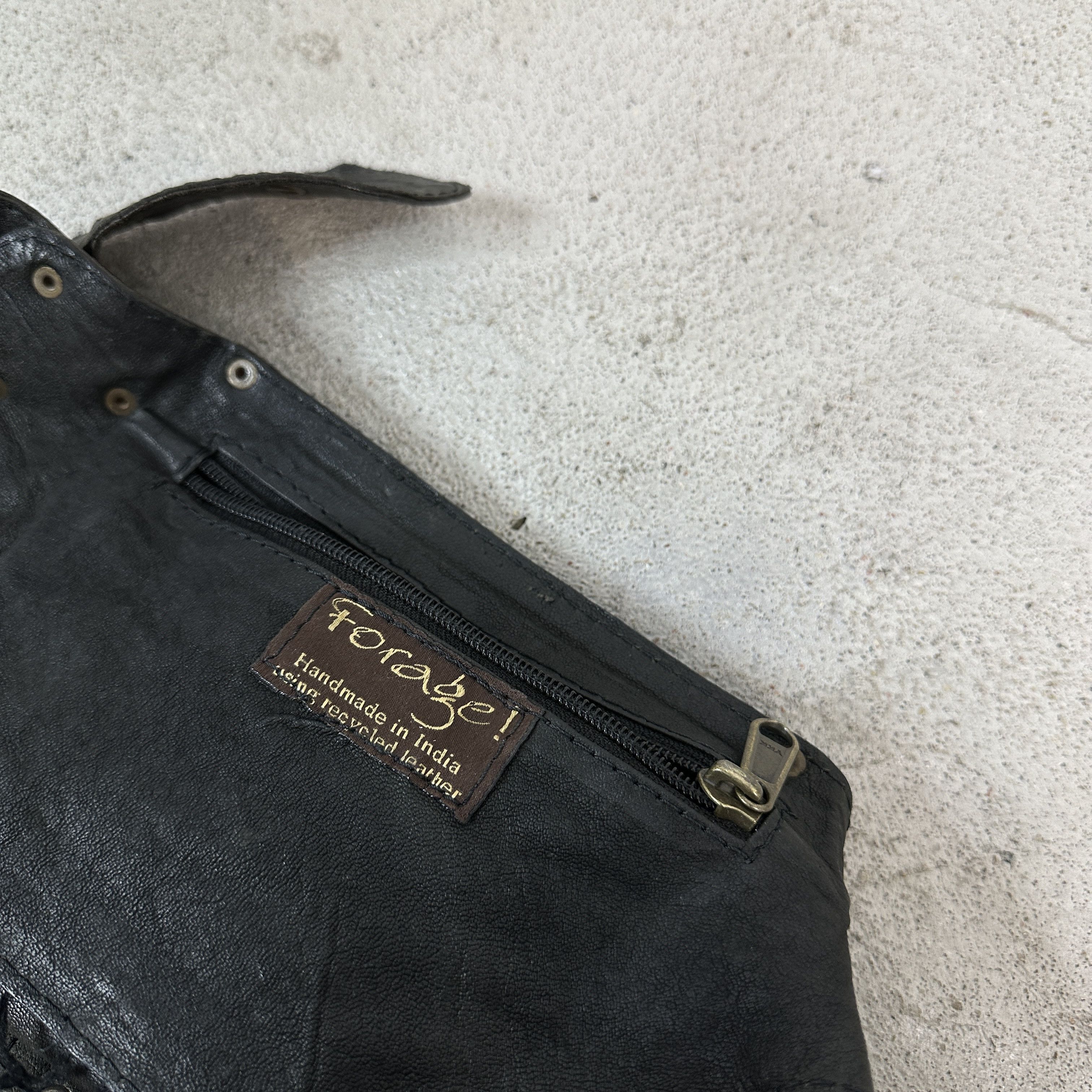 Vintage Leather Belt Size ONE SIZE - 3 Thumbnail