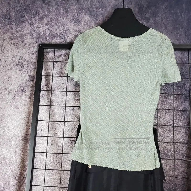 Dior Dior Green Women's Top in Size S . Size S / US 4 / IT 40 - 6 Thumbnail