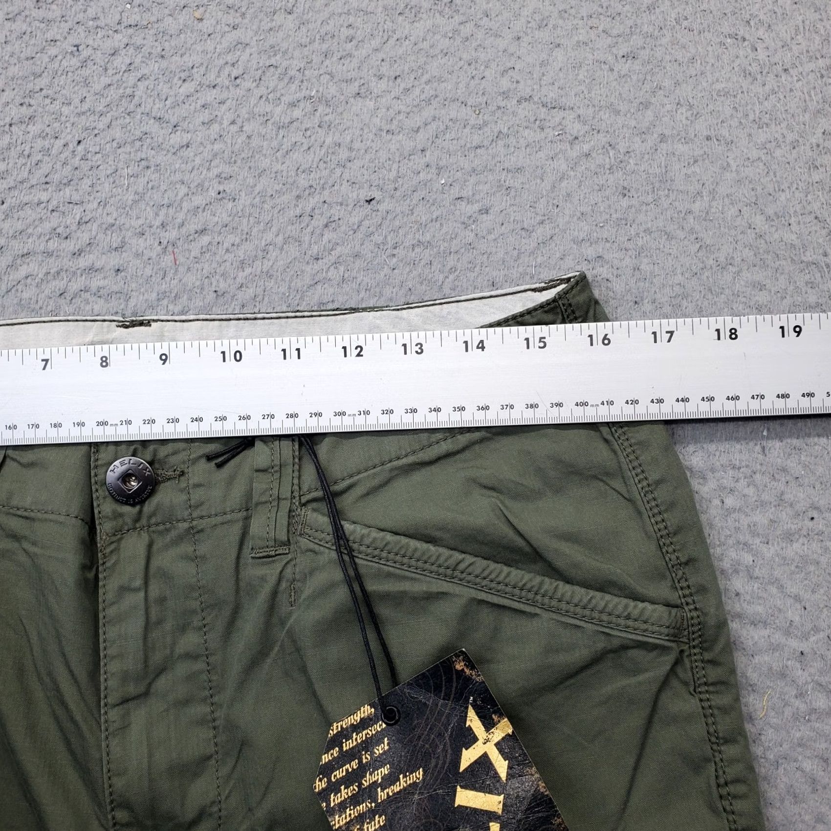 Vintage Helix Cargo Pants Mens 32x30 Green Rugged Flex Utility Workwear Straight Leg Size US 32 / EU 48 - 6 Thumbnail