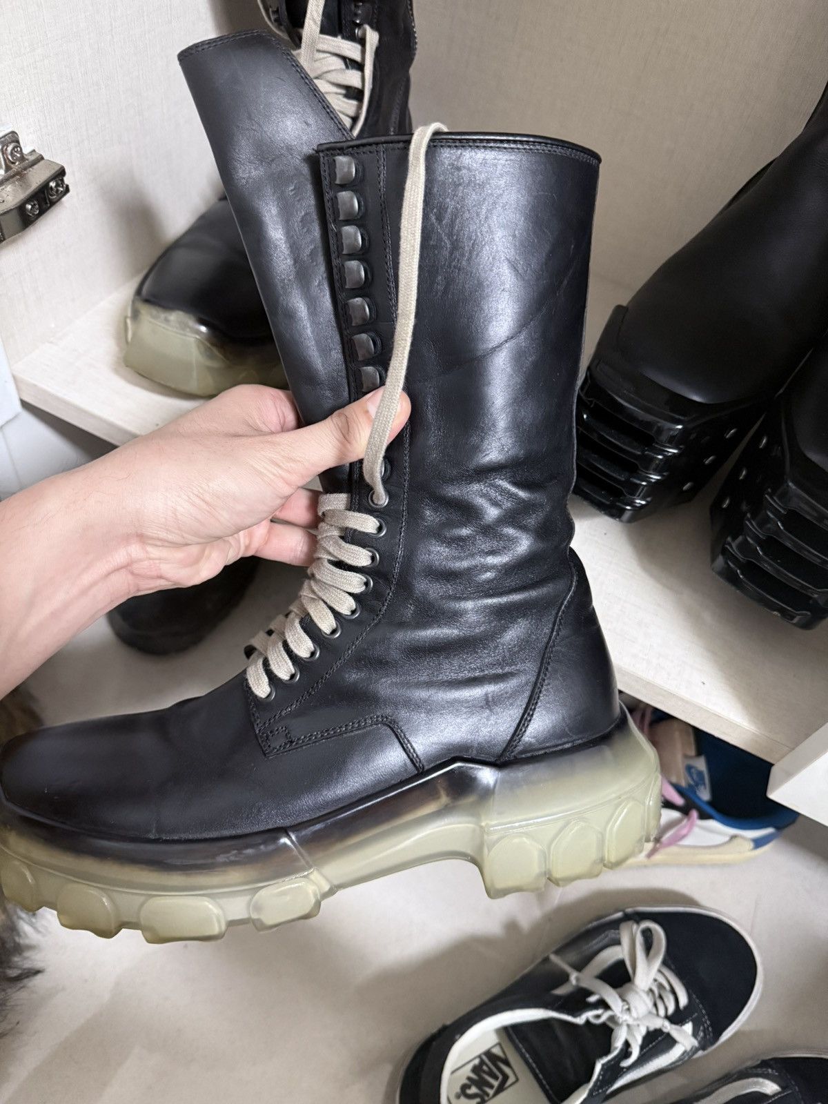 Rick Owens Sisyphus Tractor Boots Size US 8 / EU 41 - 6 Thumbnail