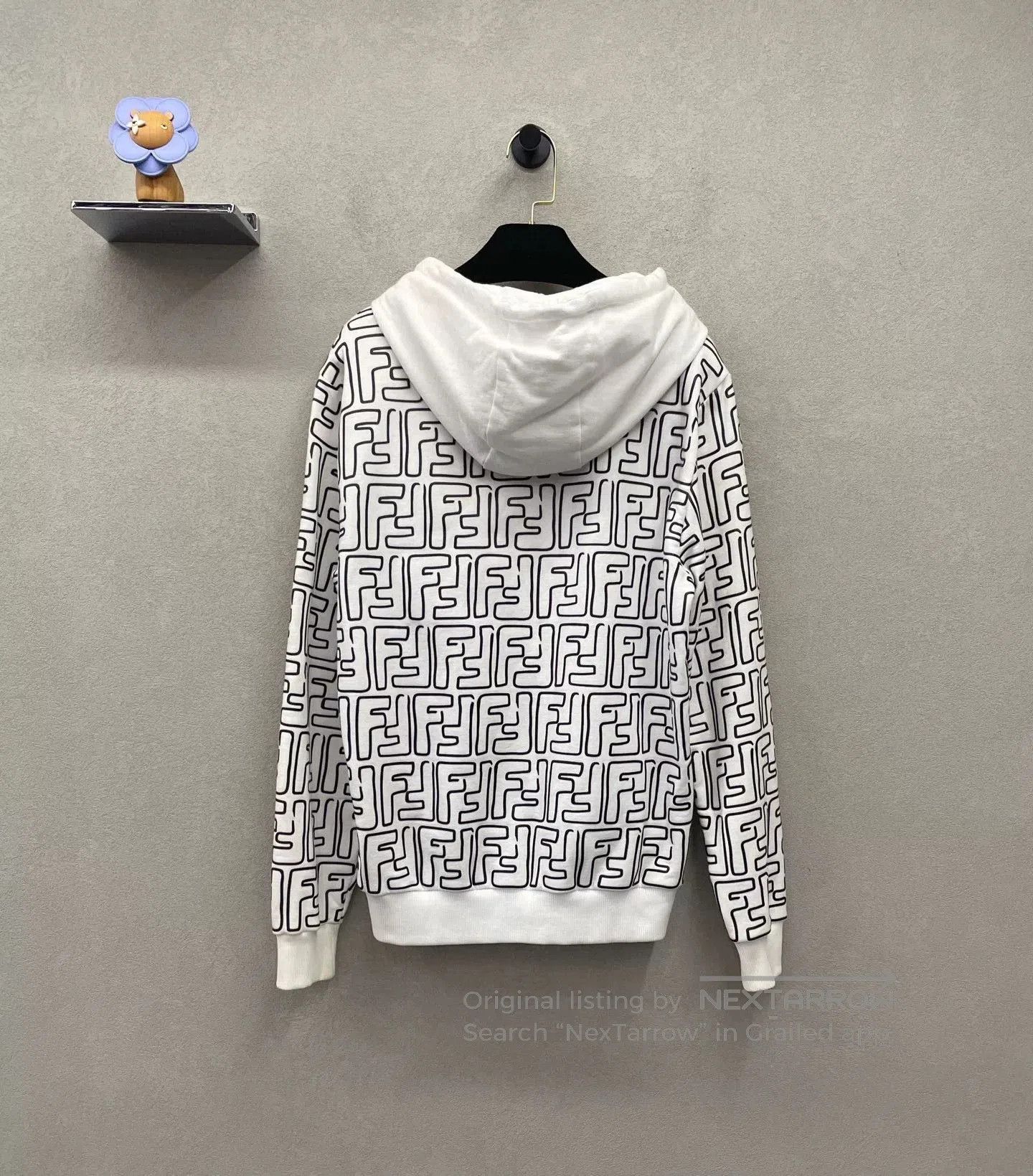 Fendi Fendi Double F Logo White Hoodie. Size US S / EU 44-46 / 1 - 2 Thumbnail