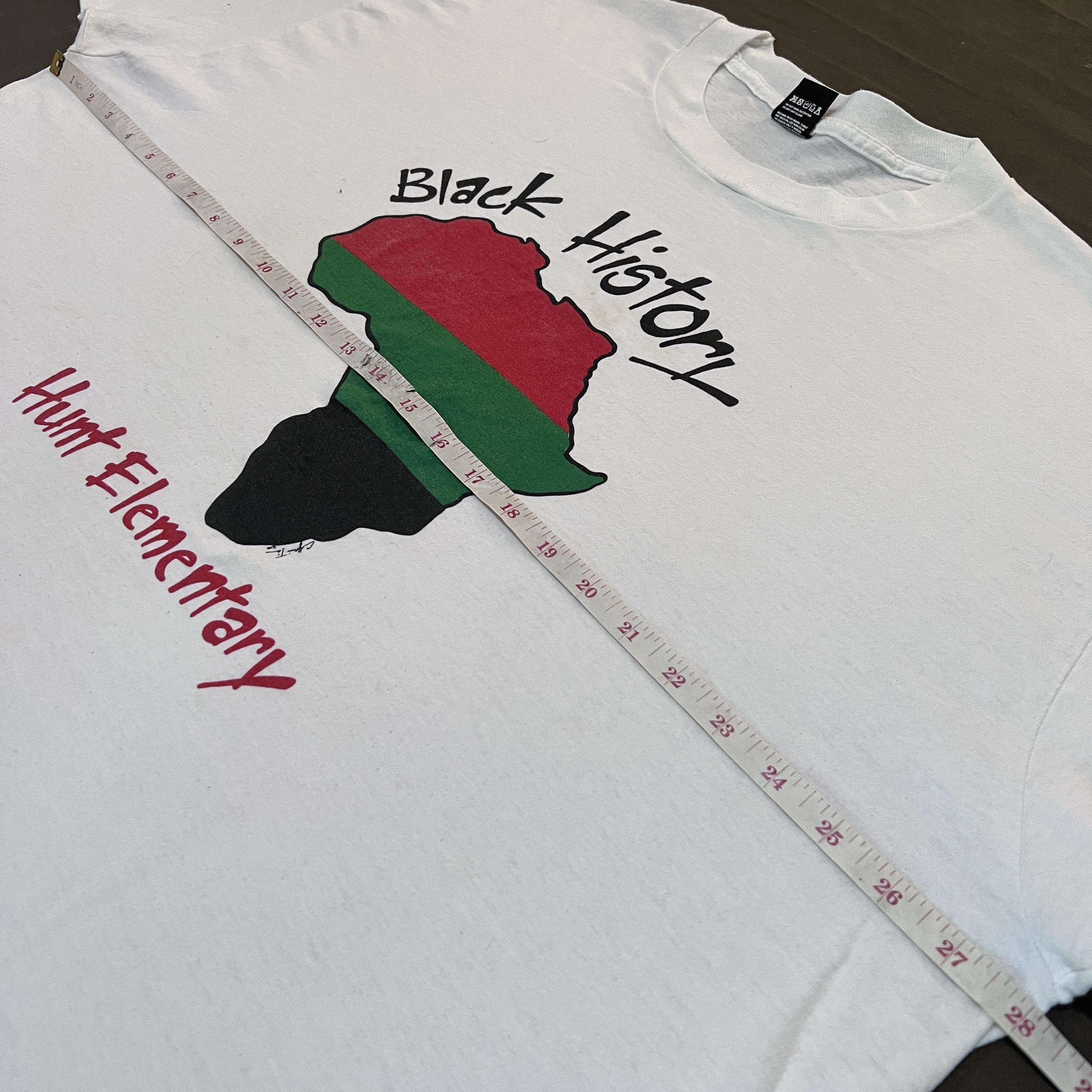 Rap Tees × Vintage Vintage black History Hunt Elementary 3XL African Americans Size US XXL / EU 58 / 5 - 8 Thumbnail