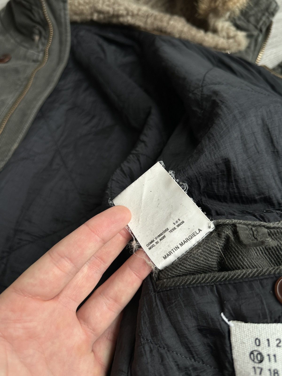 Maison Margiela Maison Margiela AW2005 Military N-3B Parka Padded Fur Jacket Size US M / EU 48-50 / 2 - 12 Thumbnail