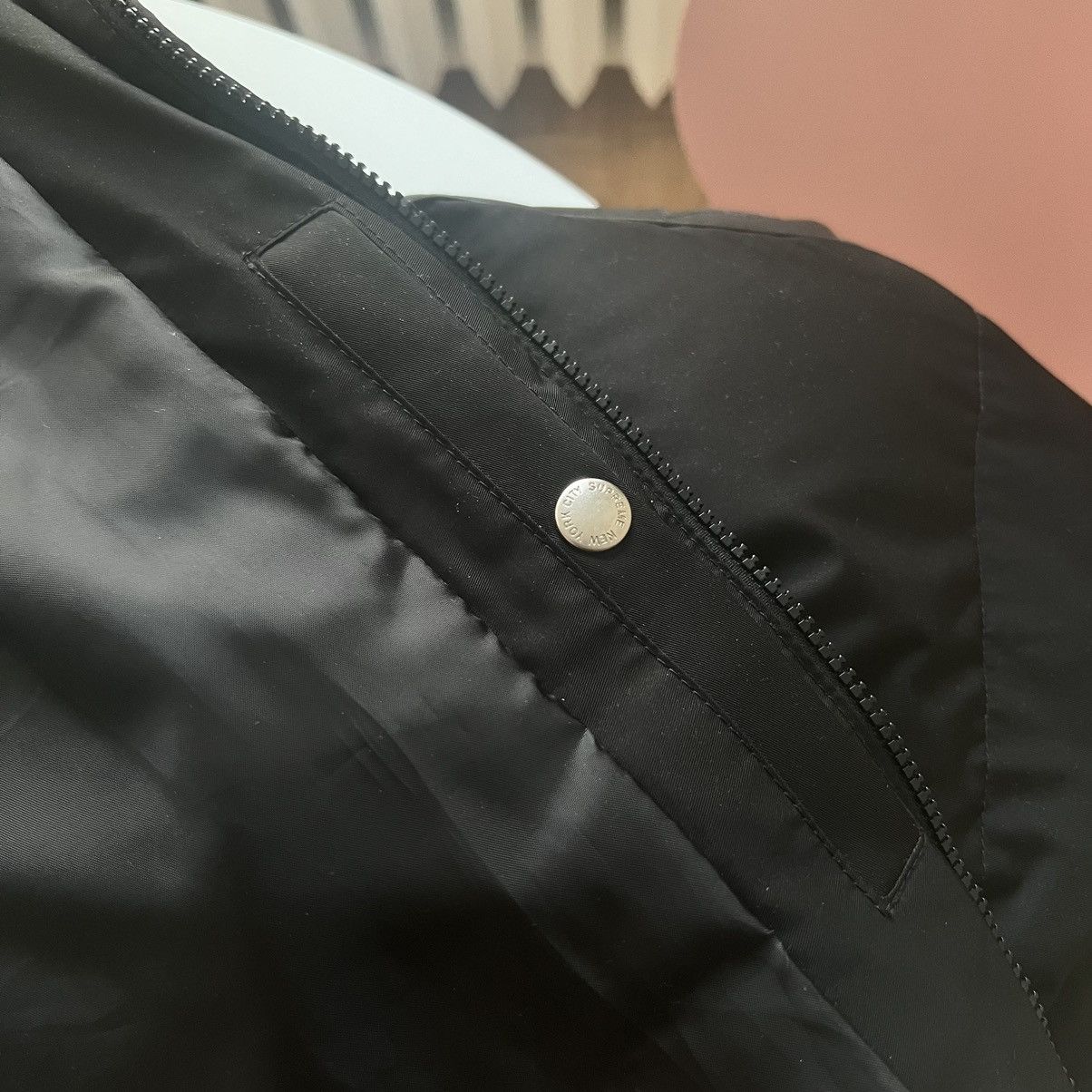 Supreme Supreme Star Sleeve Down Puffer Jacket L black leather Size US L / EU 52-54 / 3 - 6 Thumbnail