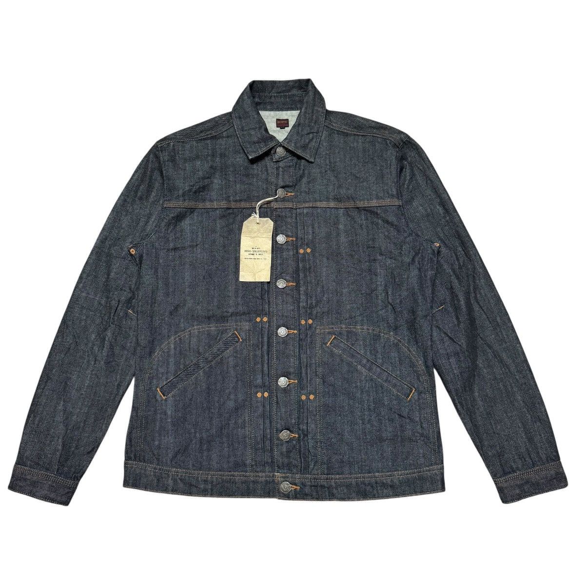 Warehouse & Co. BNWT Ego Tripping Denim Jacket Union Made Advance&Basic Size US M / EU 48-50 / 2 - 17 Thumbnail