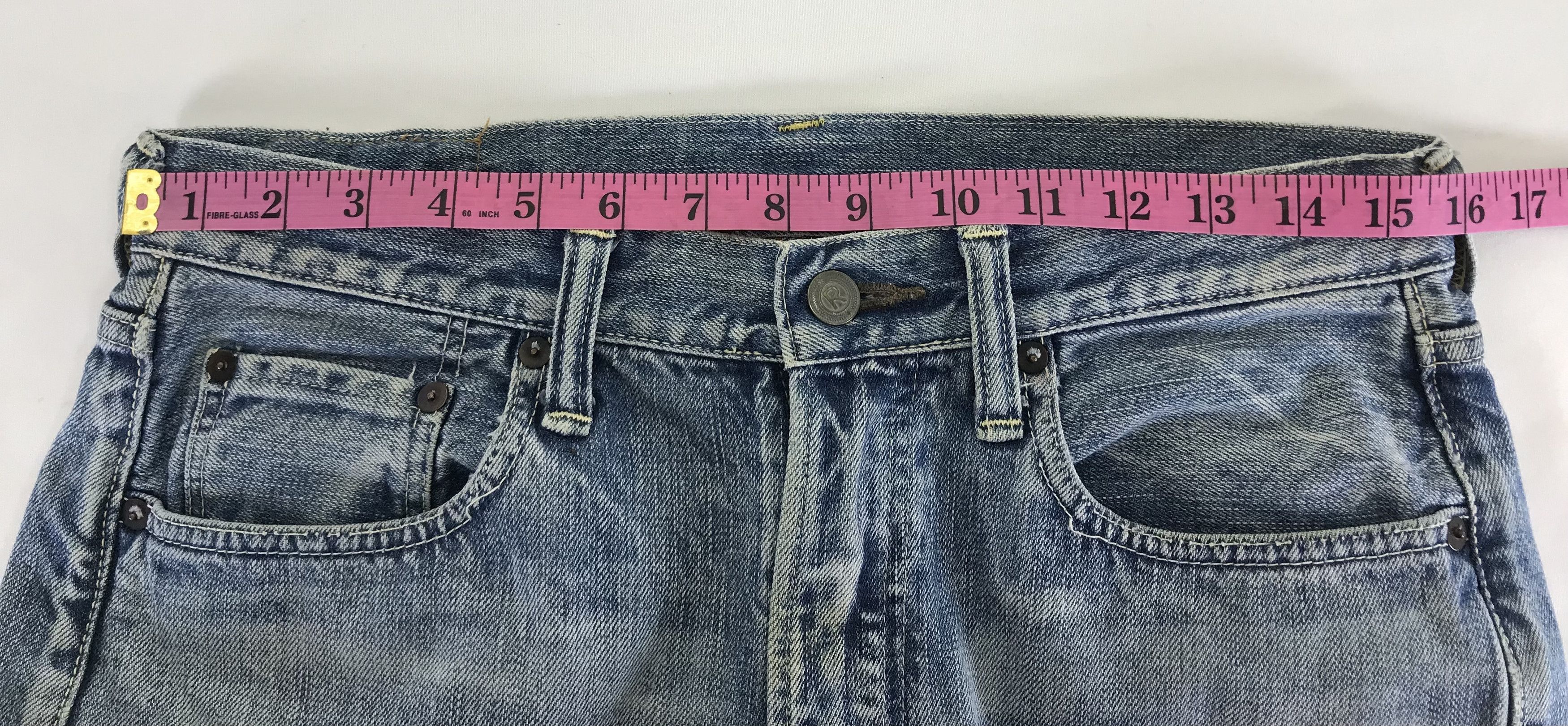 45rpm Vintage 45rpm by Kapital Kiro Hirata Blue Washed Jeans Size US 31 - 16 Thumbnail