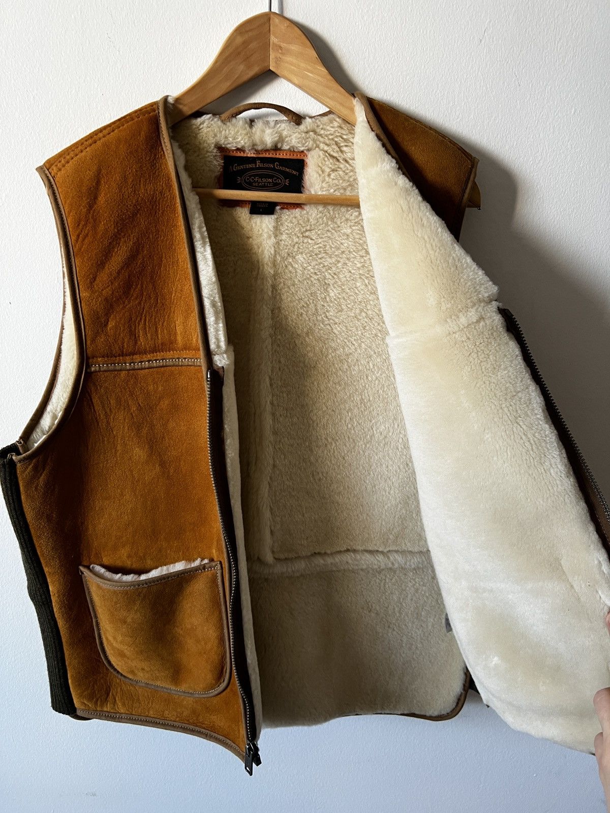 Filson Filson Workshop Shearling Vest Saddle Brown Large Size US L / EU 52-54 / 3 - 8 Thumbnail