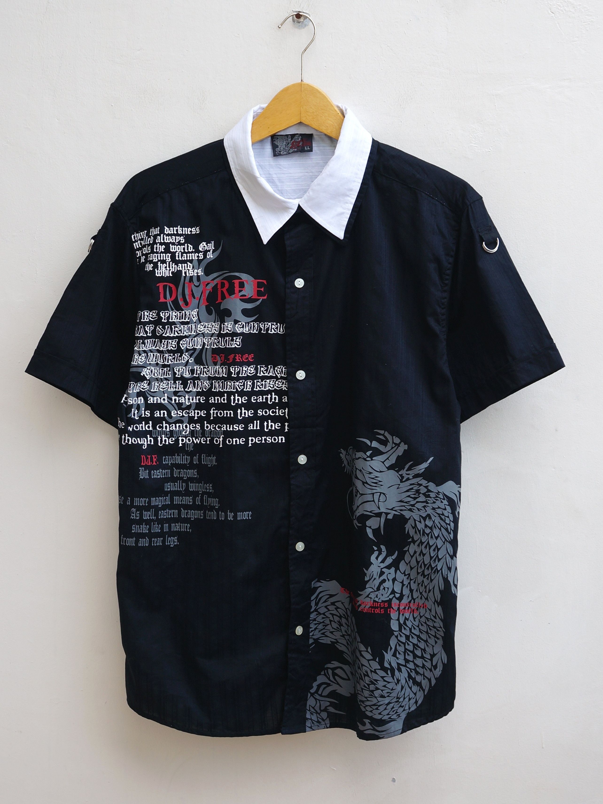 Seditionaries DJ Free Y2K Dragon Shirt Size US L / EU 52-54 / 3 - 1 Thumbnail