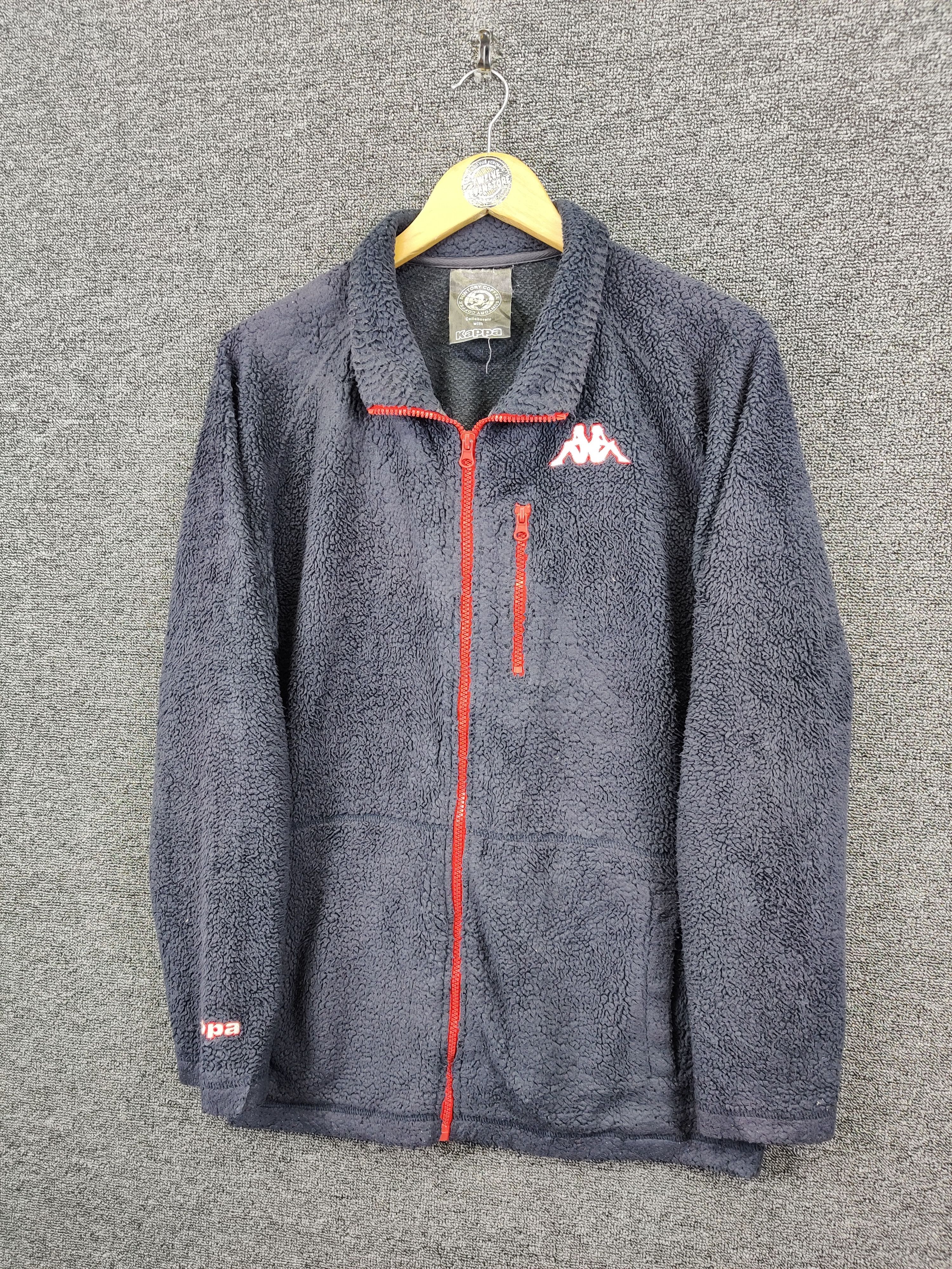 Kappa Vintage Suntory Coffee x Kappa Fleece Zipper Jacket Size US L / EU 52-54 / 3 - 2 Thumbnail
