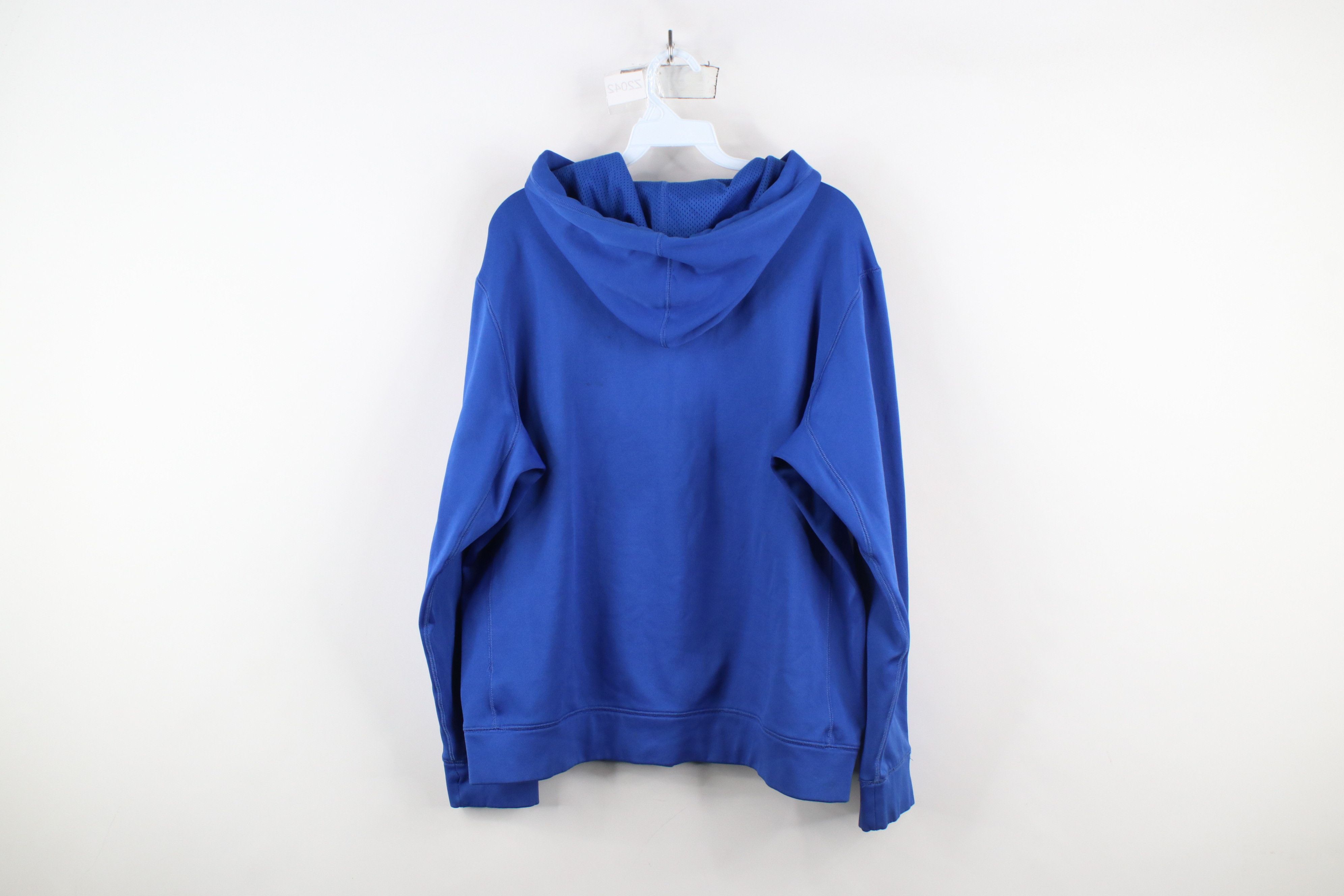 Nike × Vintage Vintage Y2K Nike Therma Fit Monochrome Full Zip Hoodie Blue Size US L / EU 52-54 / 3 - 16 Thumbnail