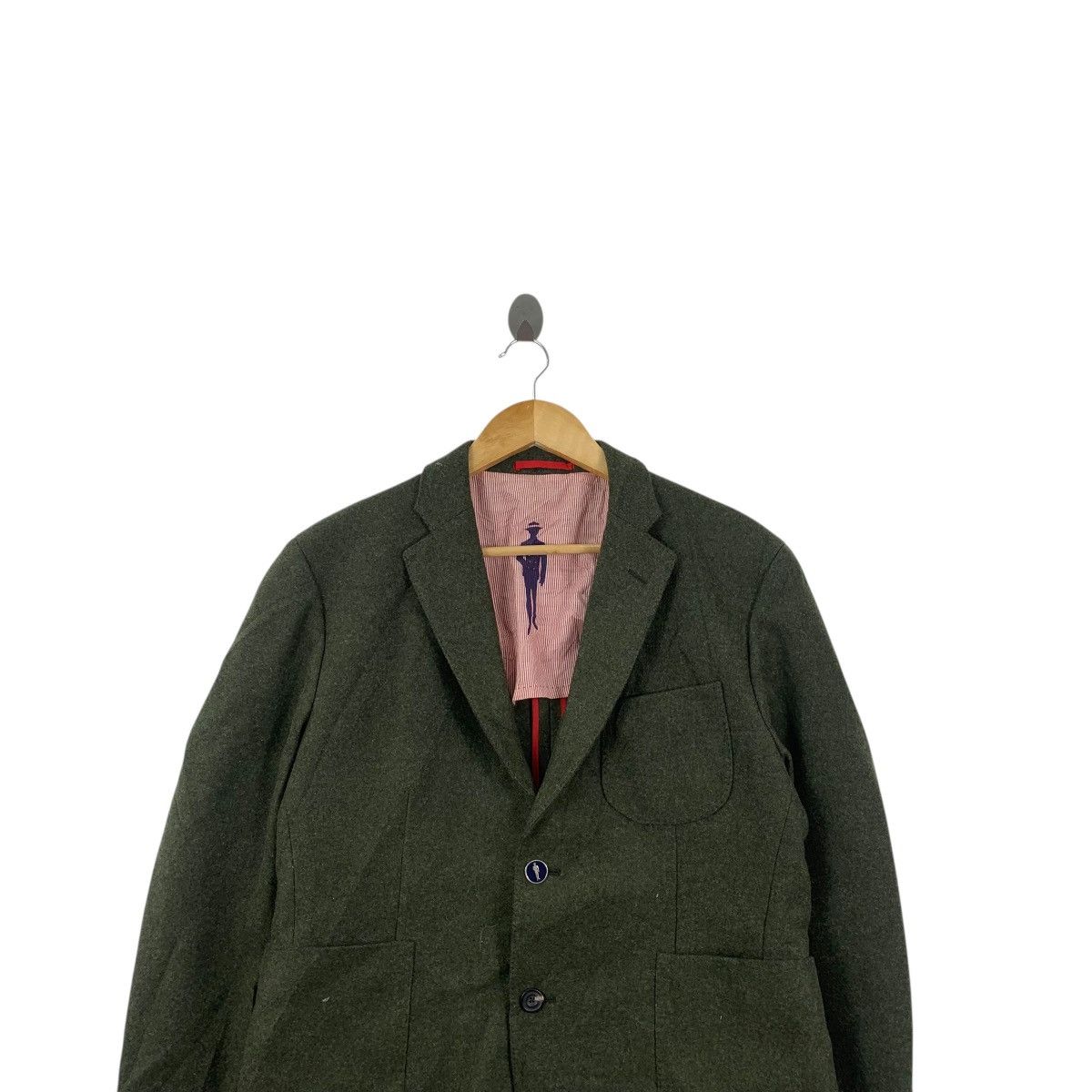 Hardy Amies Vintage HARDY AMIES PRESENT Collection Heddon Fit Blazer Size 34R - 2 Thumbnail