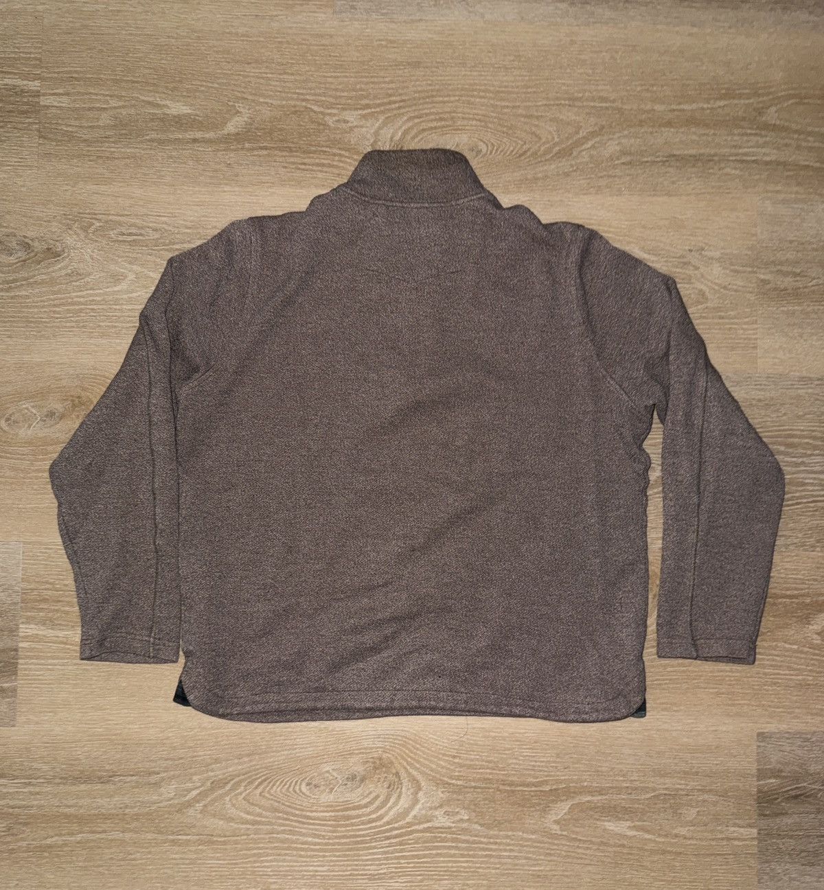 Robert Graham Robert Graham Brown Quarter Zip Fleece Sweatshirt Size US XL / EU 56 / 4 - 2 Thumbnail