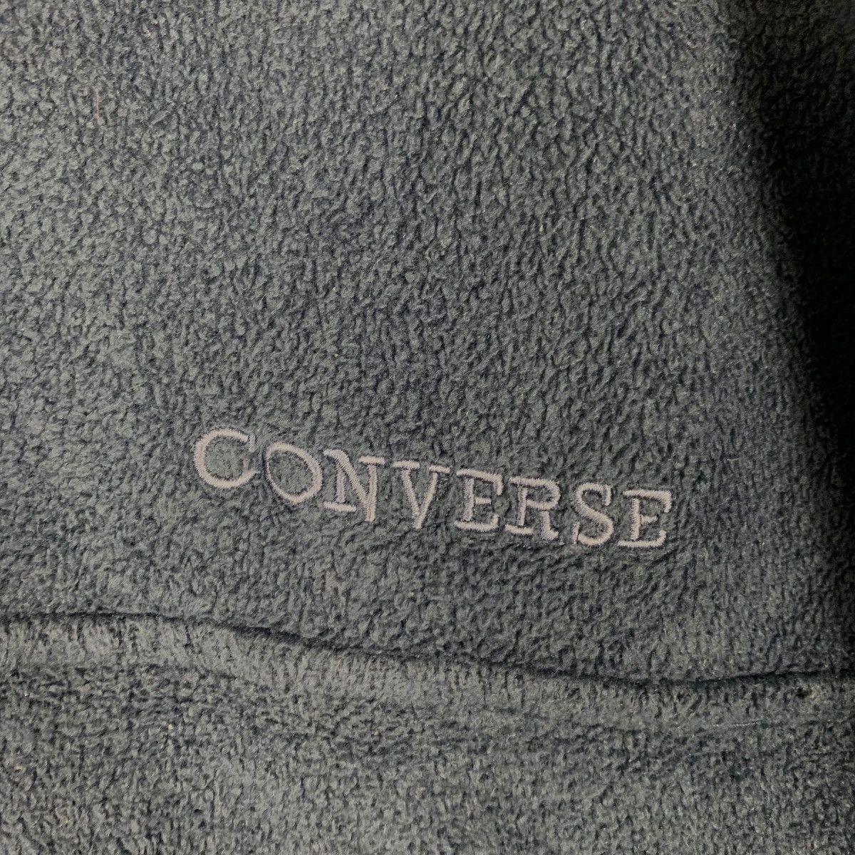 Converse CONVERSE Small Logo Half Zip Blue Fleece Pullover #1406-C59 Size US L / EU 52-54 / 3 - 13 Thumbnail