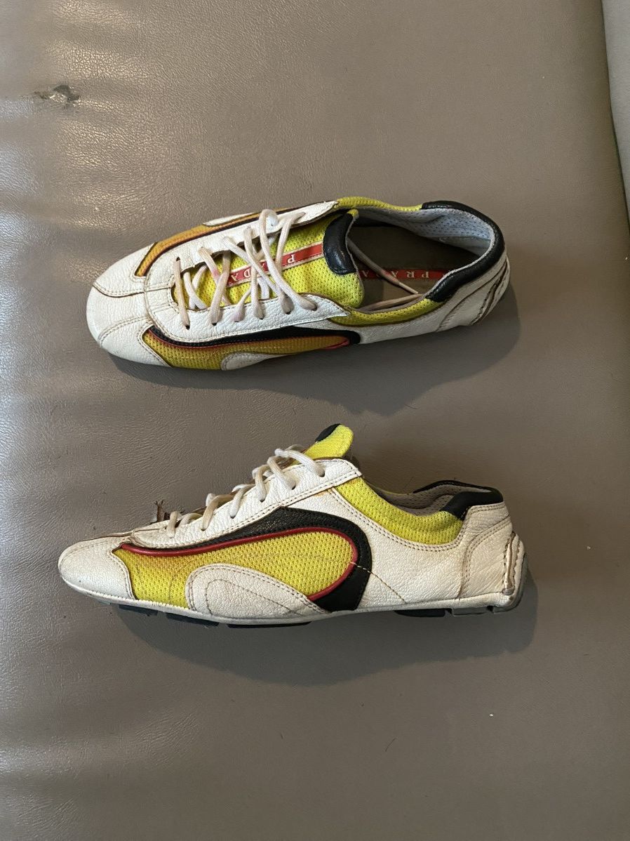 Prada Vintage prada montecarlo sneakers Size US 7 / EU 40 - 6 Thumbnail