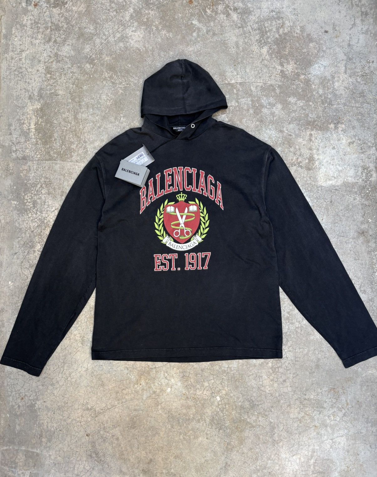 Balenciaga Balenciaga College Hoodie Size US M / EU 48-50 / 2 - 2 Thumbnail