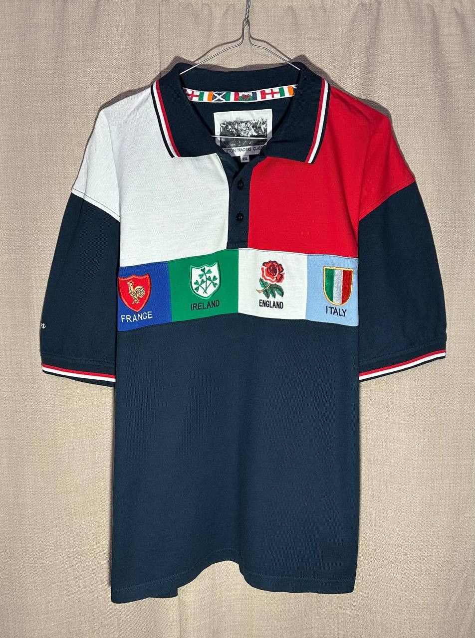 Cotton Traders 6 NATIONS CUP Rugby union Cotton Traders Rugby Polo shirt Size US XXL / EU 58 / 5 - 1 Thumbnail