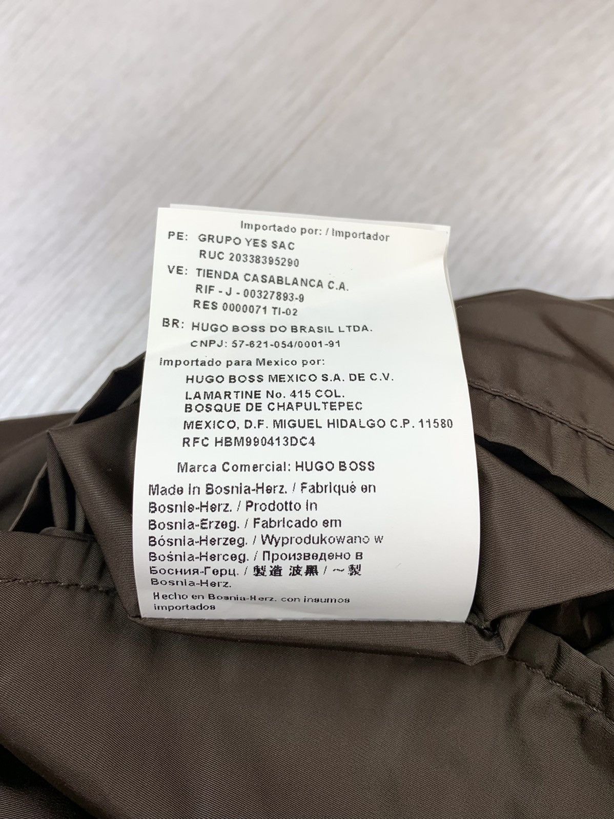 Hugo Boss HUGO BOSS Multipocket Full Zip Jacket Brown Size S Size US S / EU 44-46 / 1 - 12 Thumbnail