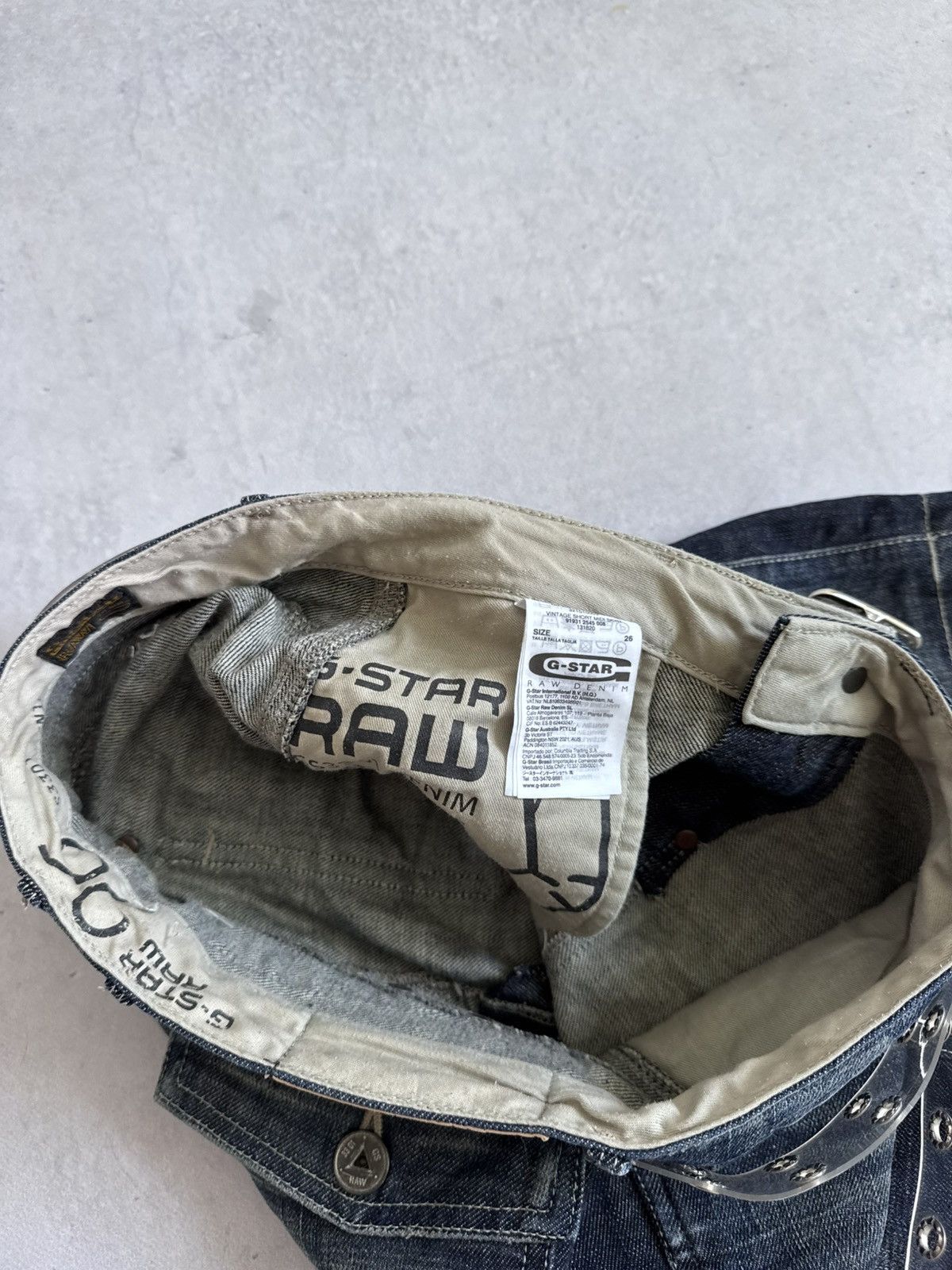 G-Star Vintage G-Star Raw 96 Y2K Denim Regular Women Archive Skirt Size 26" / US 2 / IT 38 - 9 Thumbnail