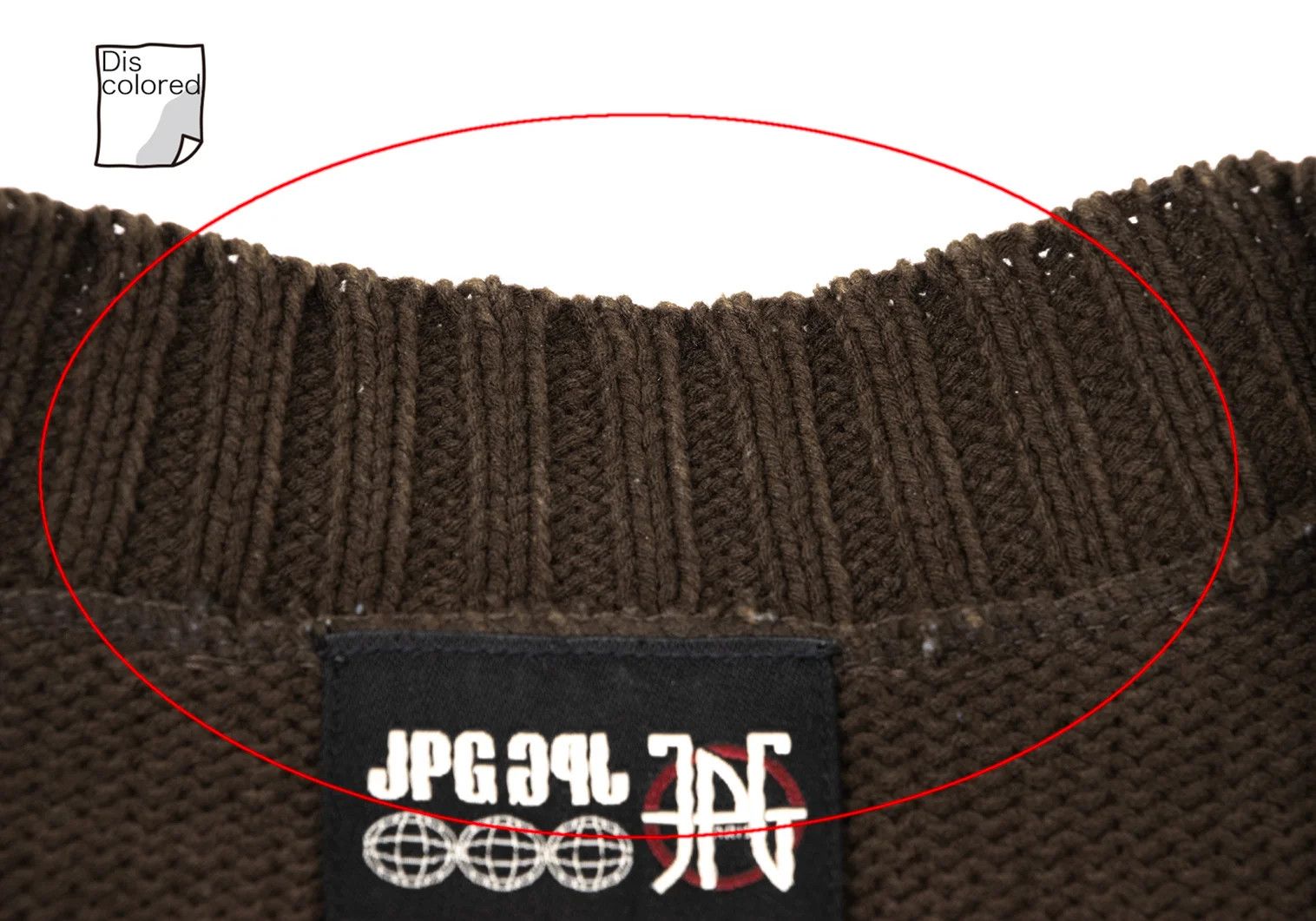 Jean Paul Gaultier Double Zip Knit with Openwork Sleeves in Brown 48 Size US M / EU 48-50 / 2 - 5 Thumbnail