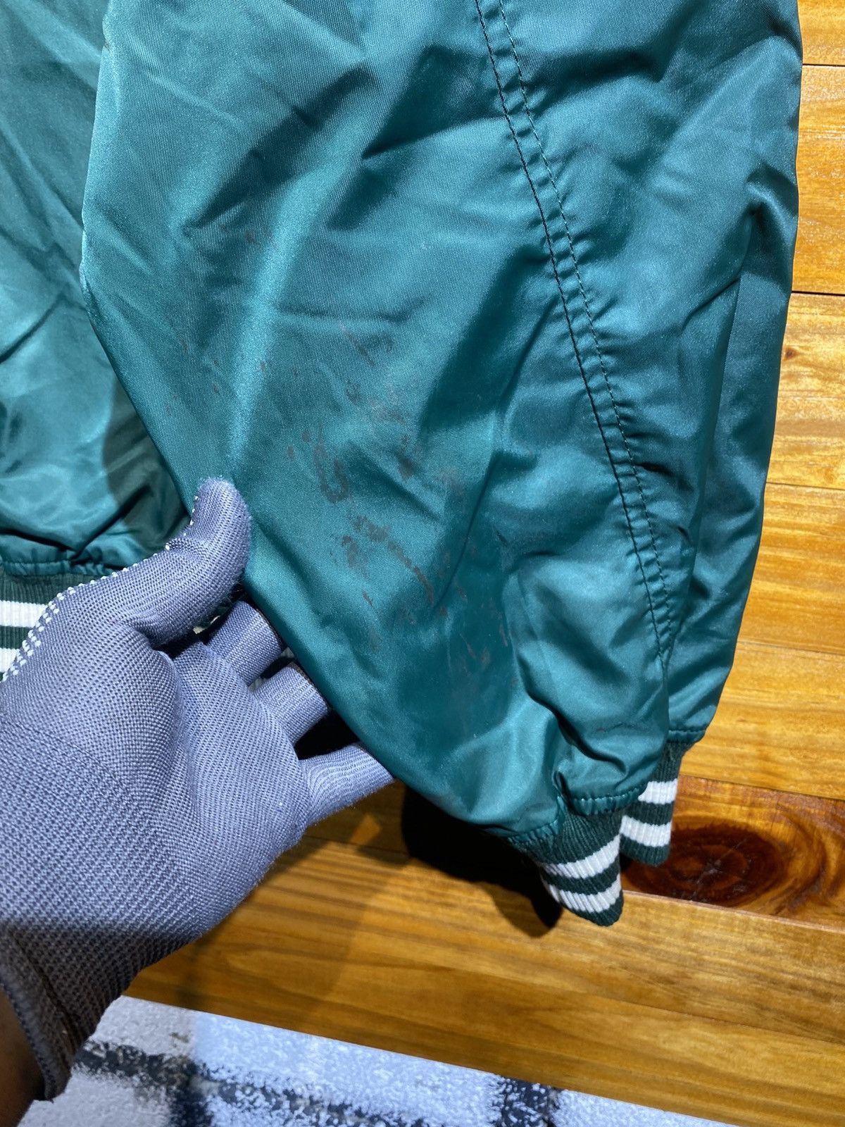 Vintage VINTAGE SCENE NYLON VARSITY BASEBALL JACKET Size US M / EU 48-50 / 2 - 8 Thumbnail