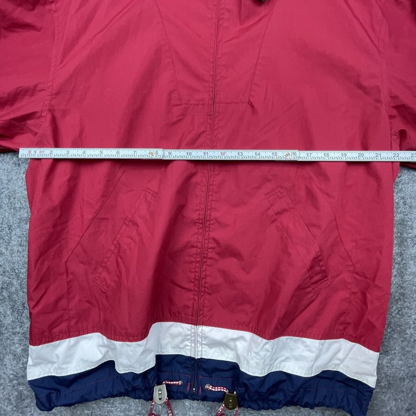 Merona Vintage Merona Jacket Medium Red Windbreaker Mesh Lined Size US M / EU 48-50 / 2 - 7 Thumbnail