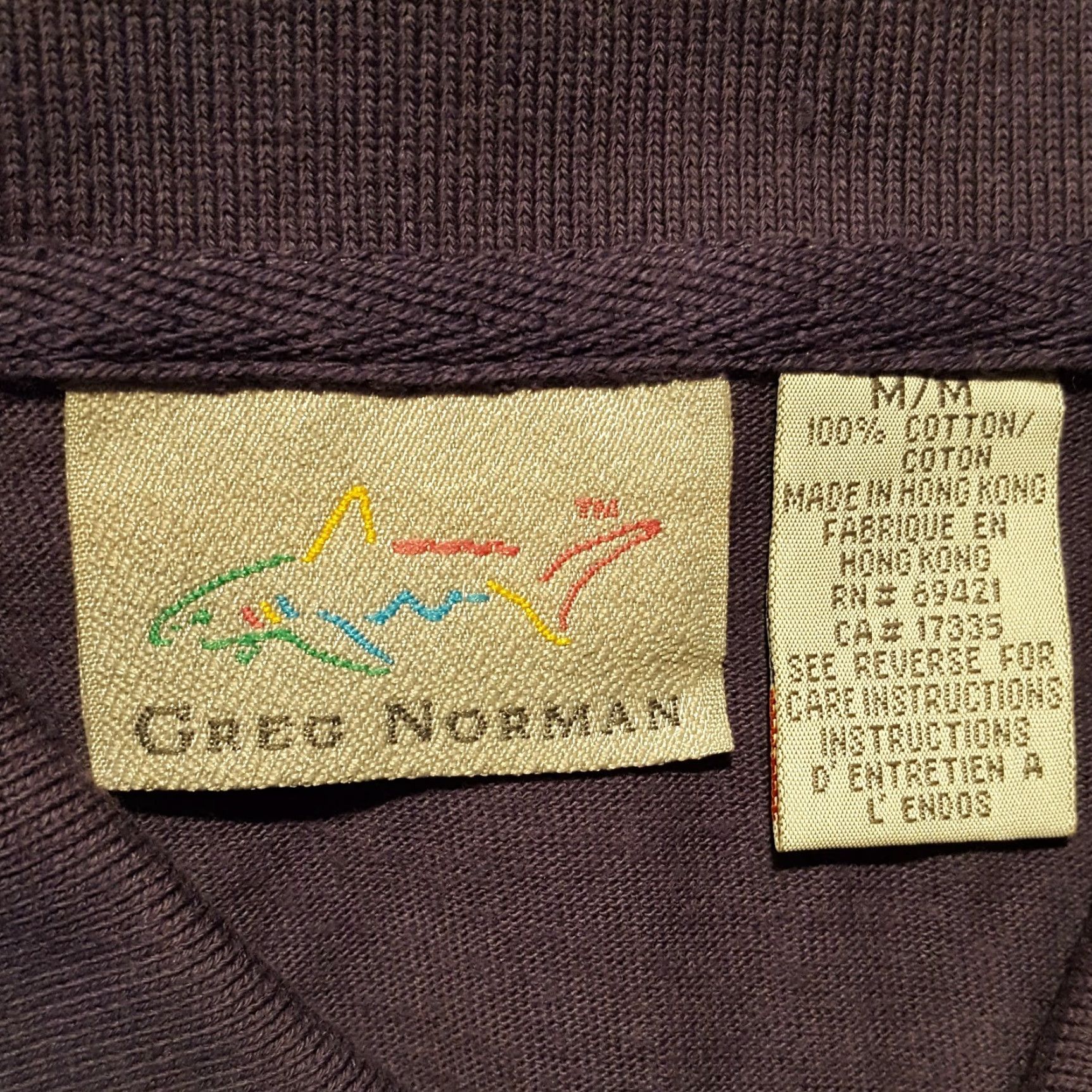 Vintage VINTAGE Greg Norman Shark Logo Polo Shirt Blue Short Sleeve Golf Polo Shirt Mens M/L Vintage 90s Retro Outdoor Sports Golf Shirt Size US M / EU 48-50 / 2 - 8 Thumbnail