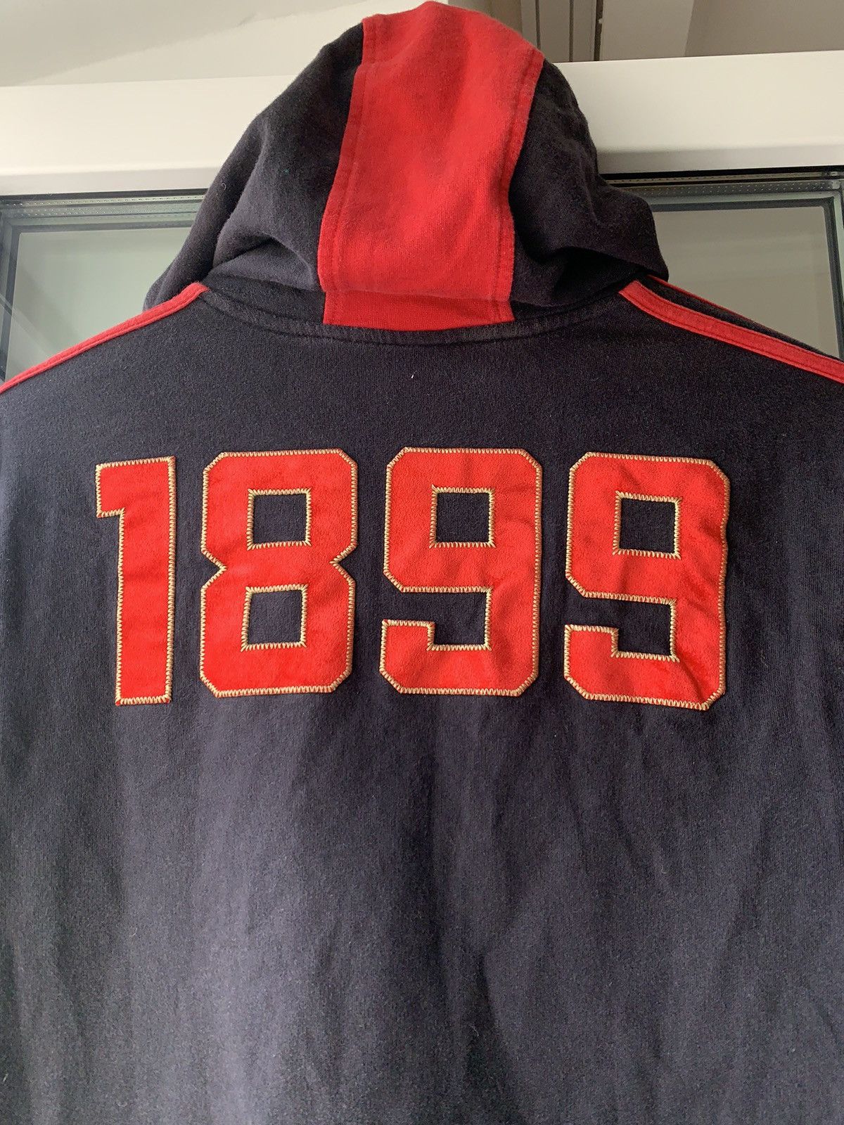 Adidas × Vintage 🔥ADIDAS AC MILAN VINTAGE 00’s BLOKCORE HOODIE TRACK Size US M / EU 48-50 / 2 - 9 Thumbnail