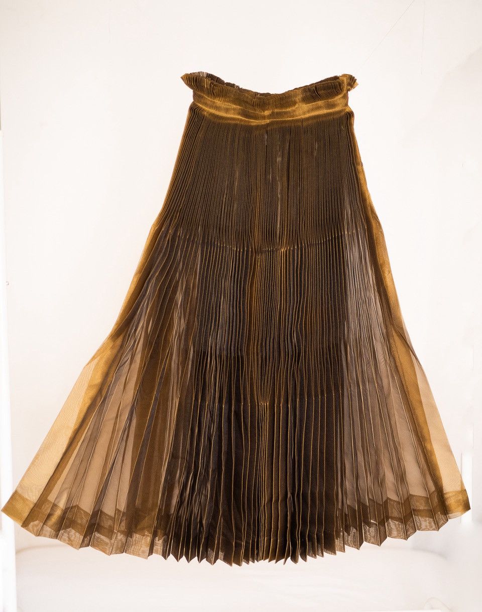 Issey Miyake Issey Miyake Pleated Skirt - Vintage Size 30" / US 8 / IT 44 - 1 Thumbnail