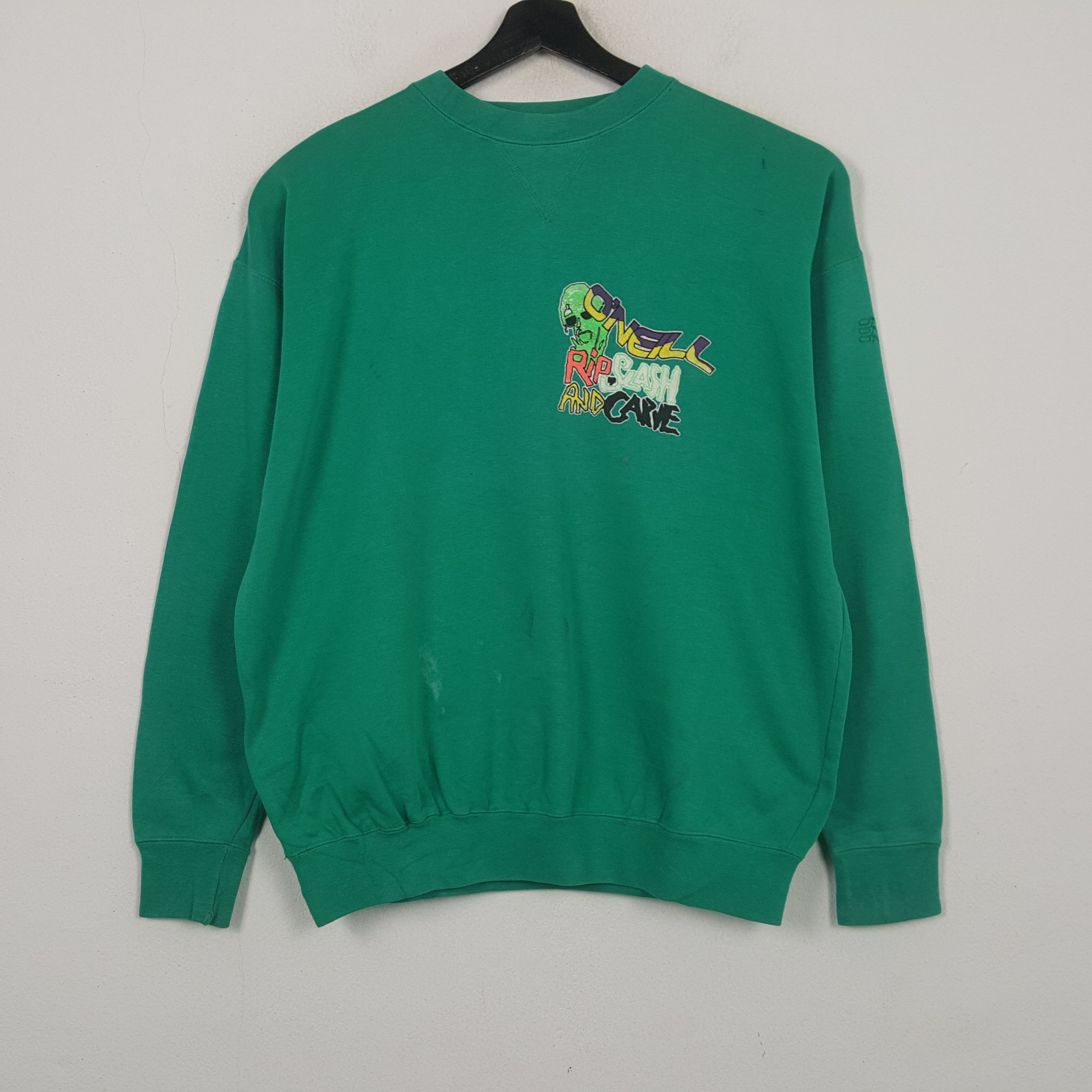 O'Neill Oneill Surfing Style Vintage Sweatshirt RR1 Size US L / EU 52-54 / 3 - 3 Thumbnail