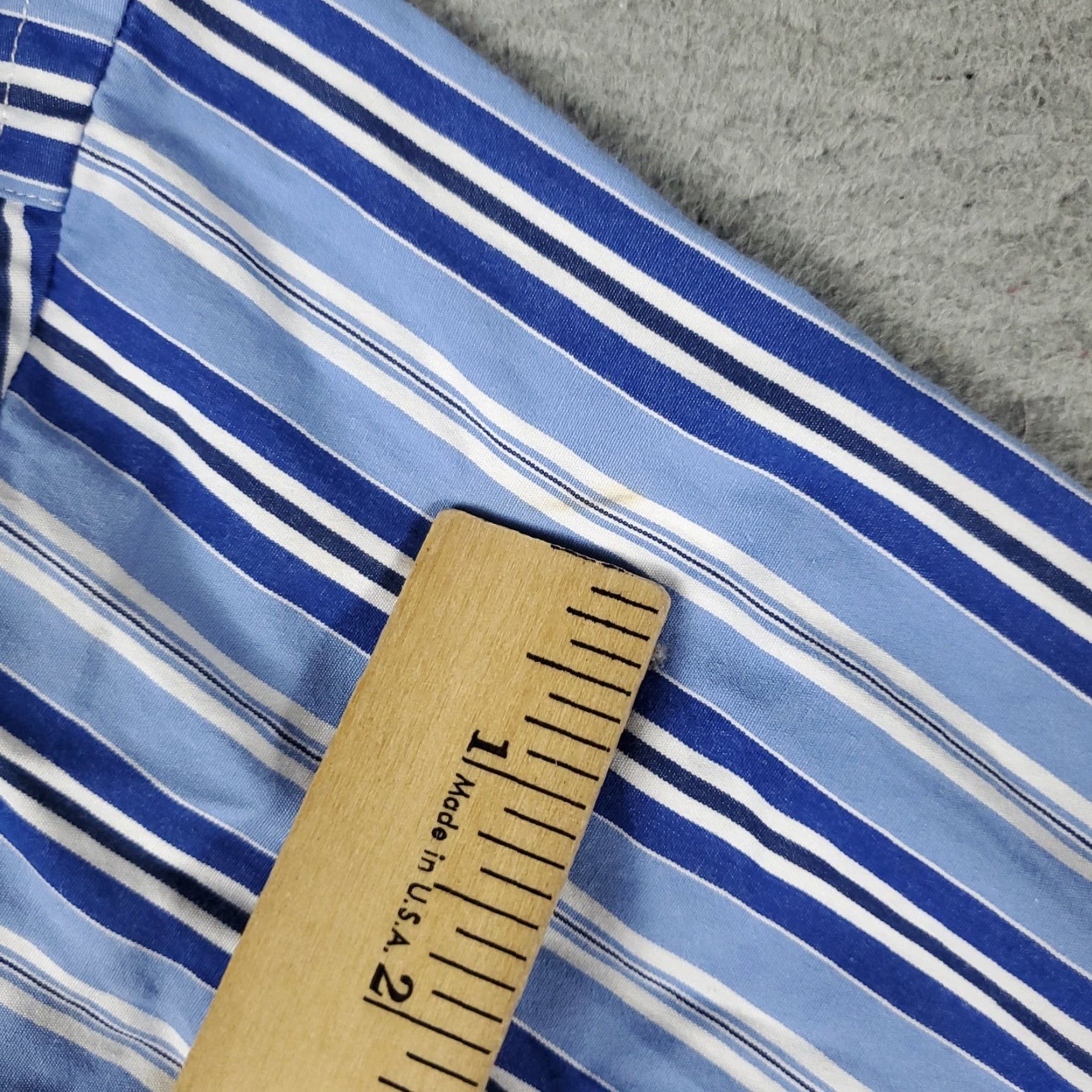 Ralph Lauren Ralph Lauren Shirt Mens XL Blue Striped Pony Button-Up Long Sleeve Casual Collection Size US XL / EU 56 / 4 - 7 Thumbnail