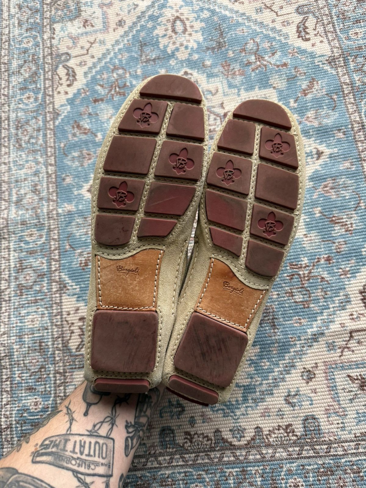 Other Fratelli Borgioli Suede Loafers Shoes Size 40,5 Size US 7.5 / EU 40-41 - 6 Thumbnail