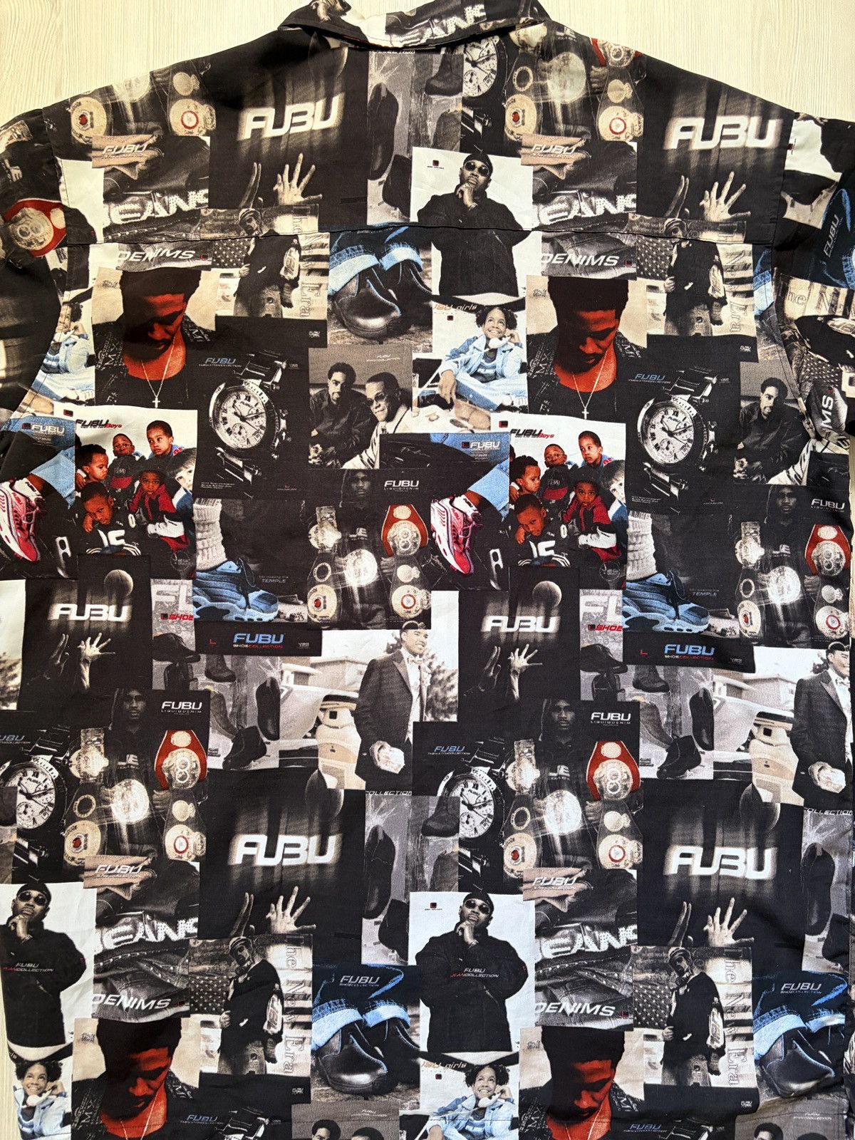 Fubu FUBU Overprinted Iconic Shirt Size US XXL / EU 58 / 5 - 9 Thumbnail