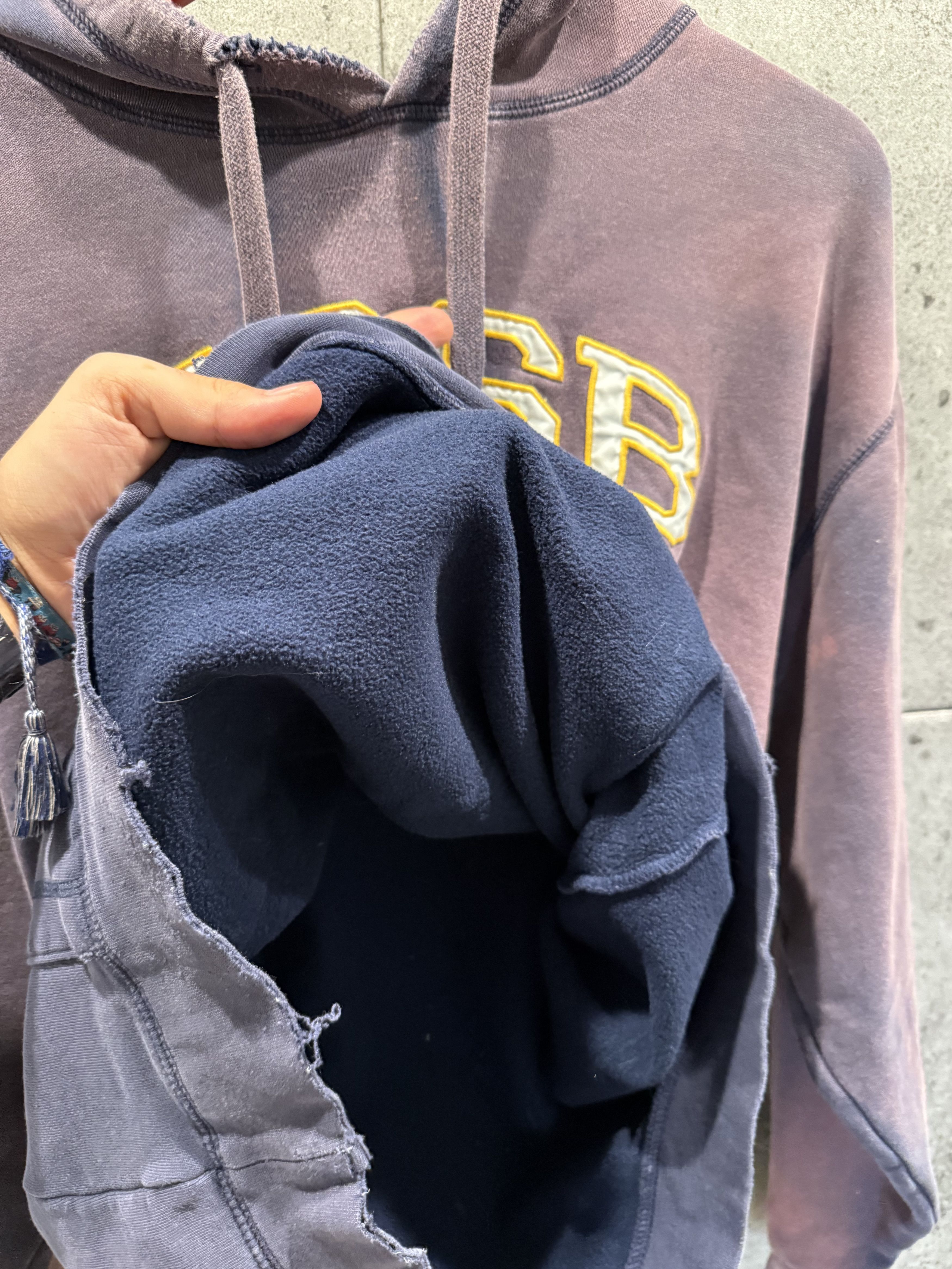 Vintage Vintage thrashed sun faded UCSB hoodie Size US XL / EU 56 / 4 - 7 Thumbnail