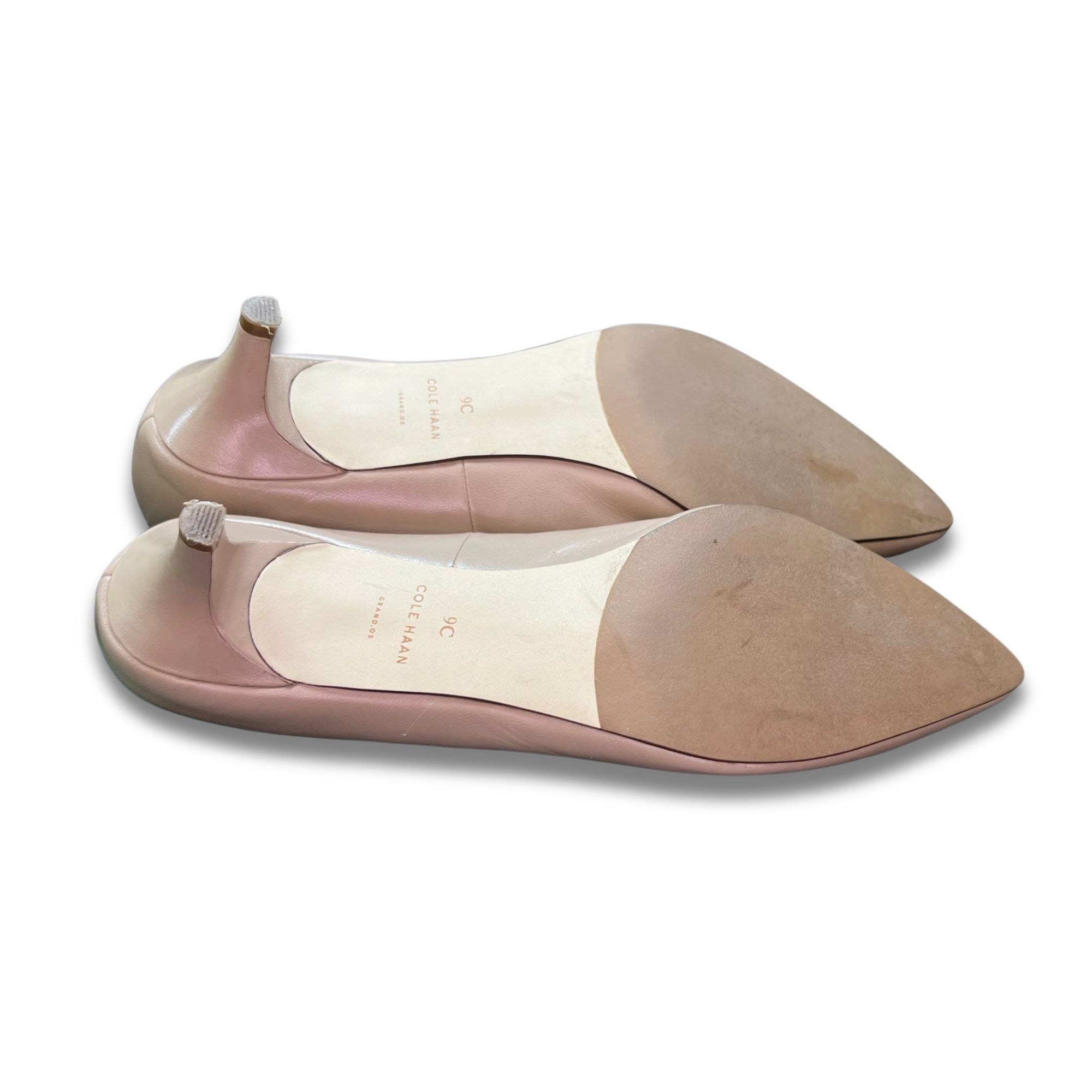 Vince Camuto Vince Camuto Beige Leather Pointed-Toe Pumps Size 9 Stylish Size US 9 / IT 39 - 5 Thumbnail
