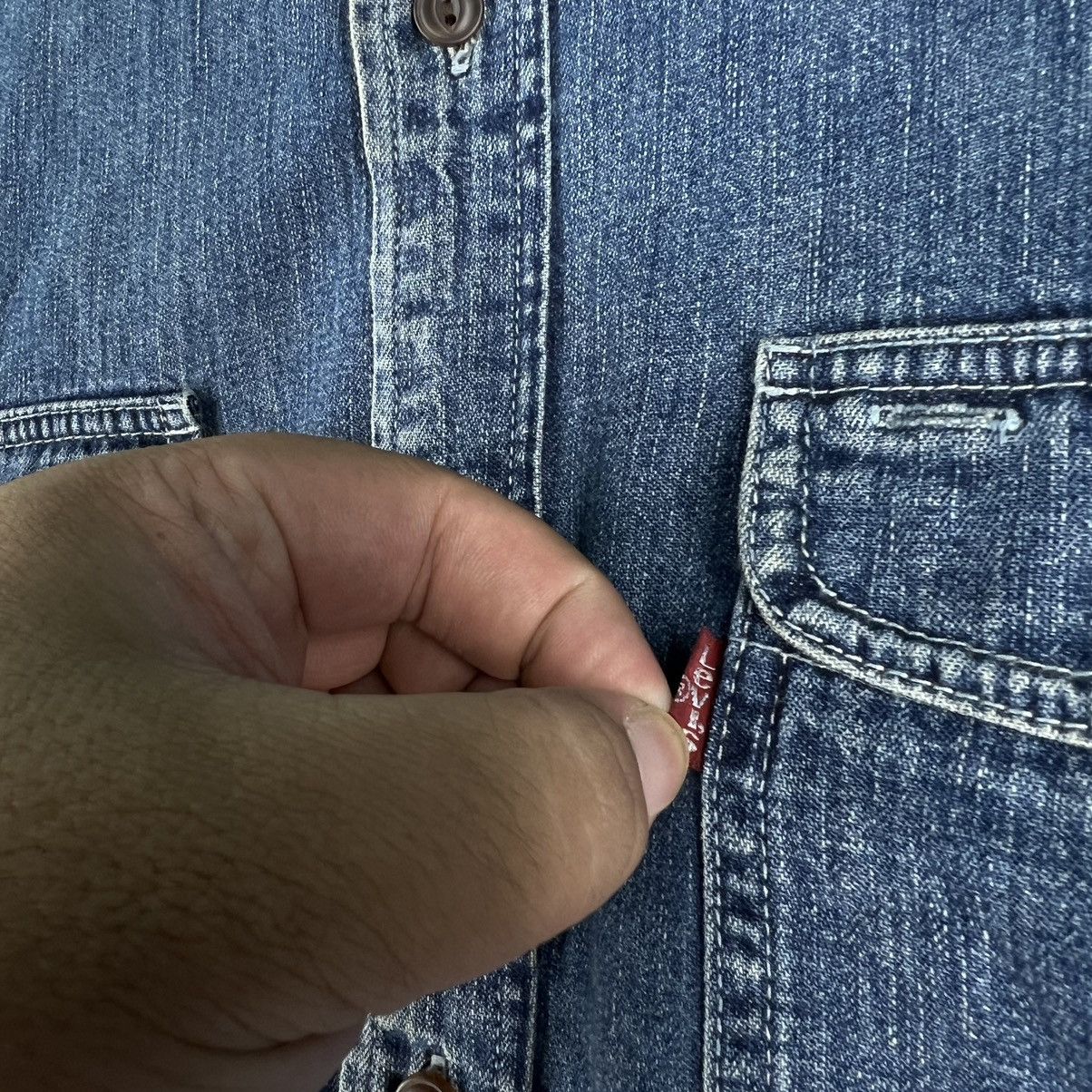 Levi's 🔥VINTAGE LEVI’S SHIRT DENIM BUTTON UPS UNION MADE Size US S / EU 44-46 / 1 - 12 Thumbnail