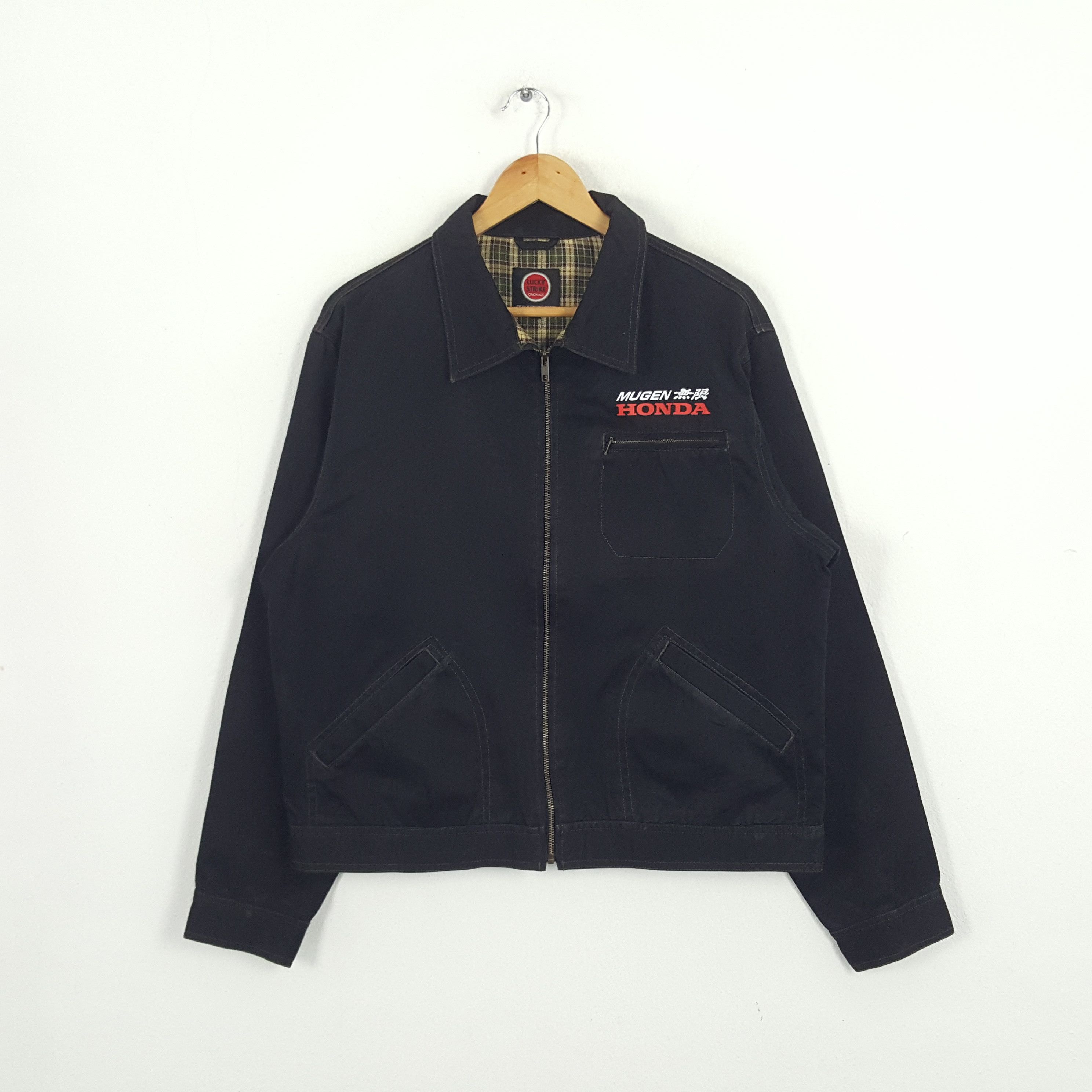 Honda × Japanese Brand × Vintage Vintage Mugen Honda X Lucky Strike Japan Racing Jacket Size US XL / EU 56 / 4 - 3 Thumbnail