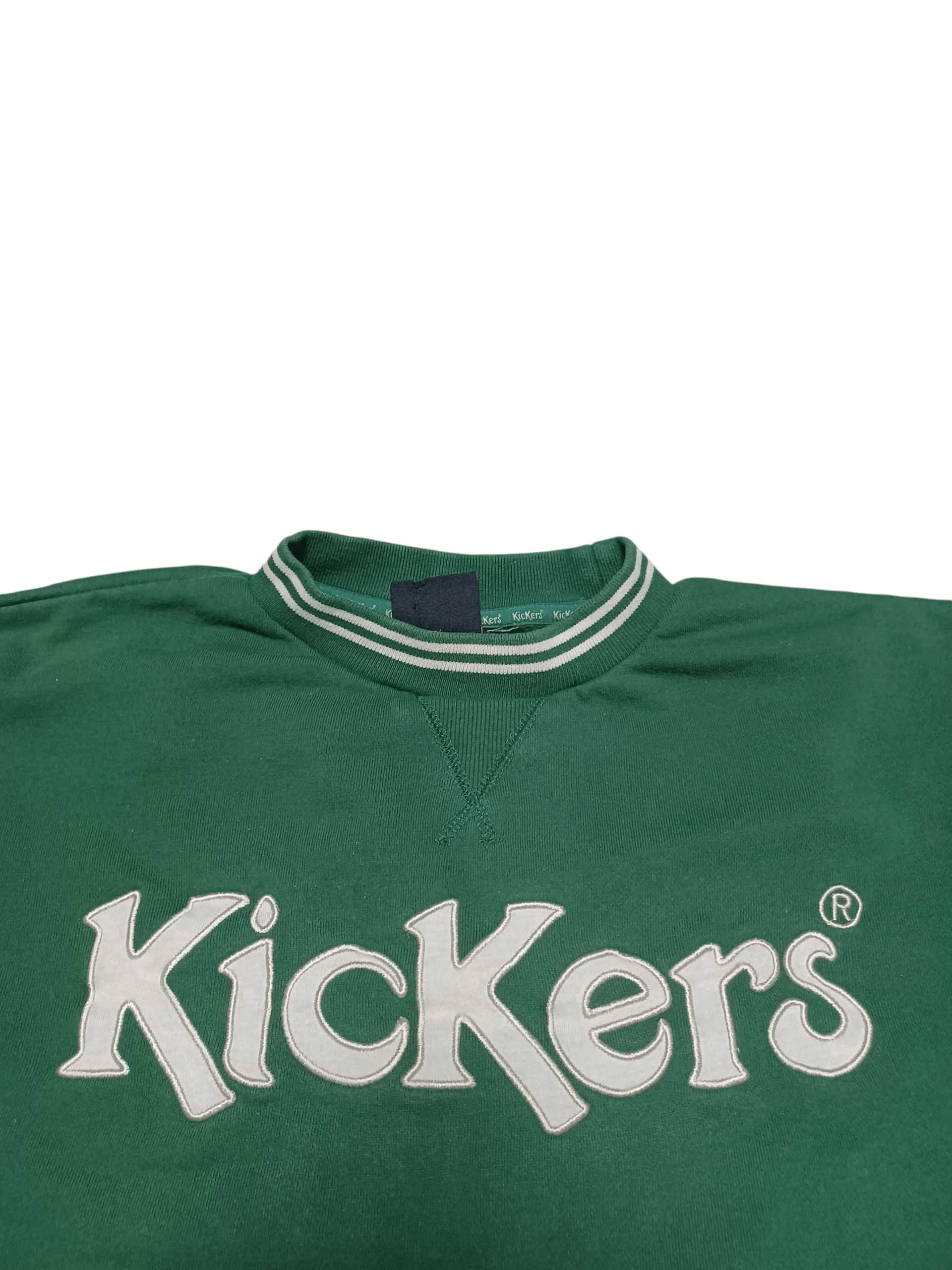 Kickers KICKERS VINTAGE BIGLOGO EMBROIDERED SWEATSHIRT STREETWEAR Size US M / EU 48-50 / 2 - 2 Thumbnail