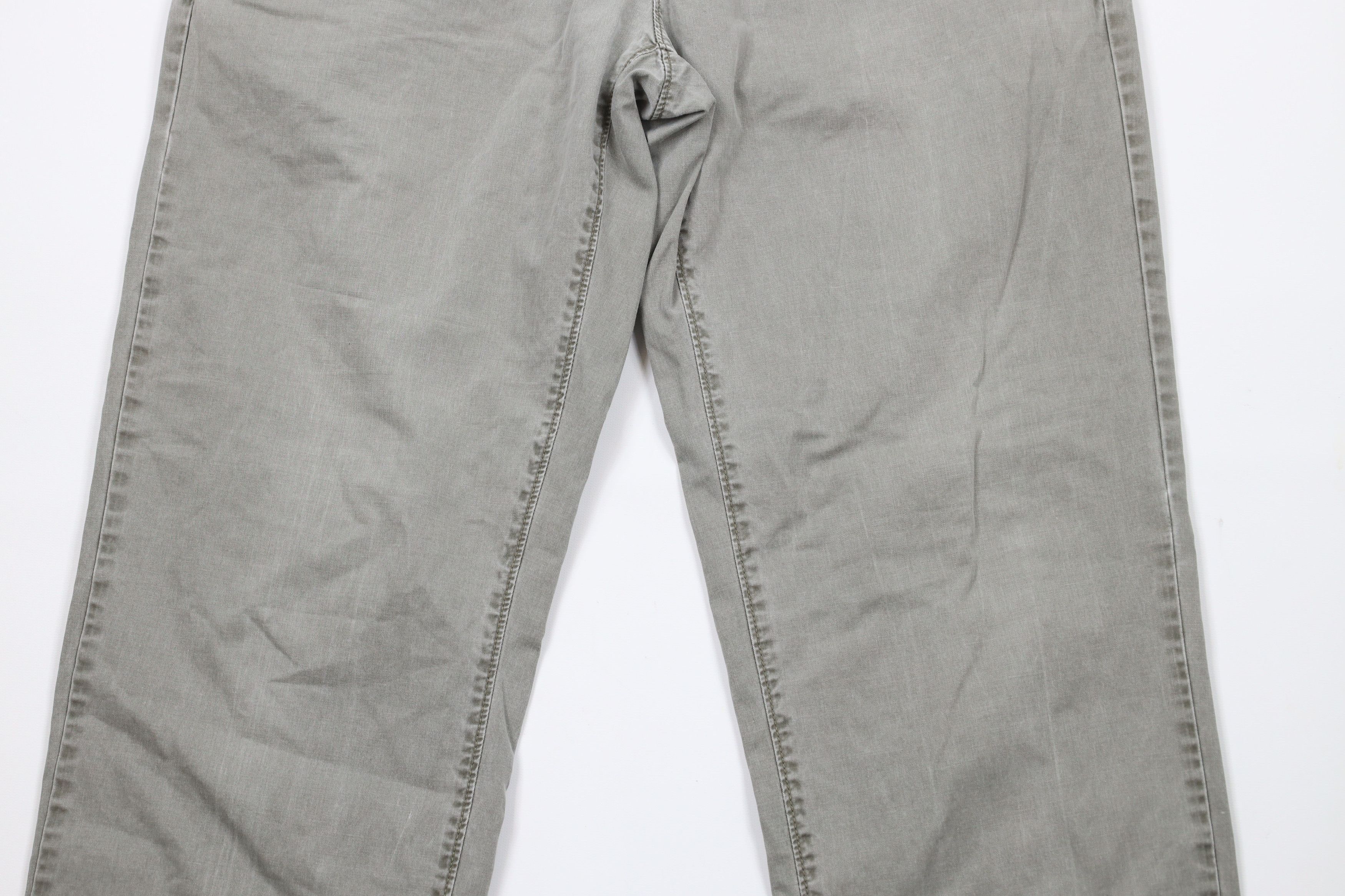 Calvin Klein × Vintage Vintage Y2K Calvin Klein Stonewash Pigment Dye Pants Green Size US 34 / EU 50 - 3 Thumbnail