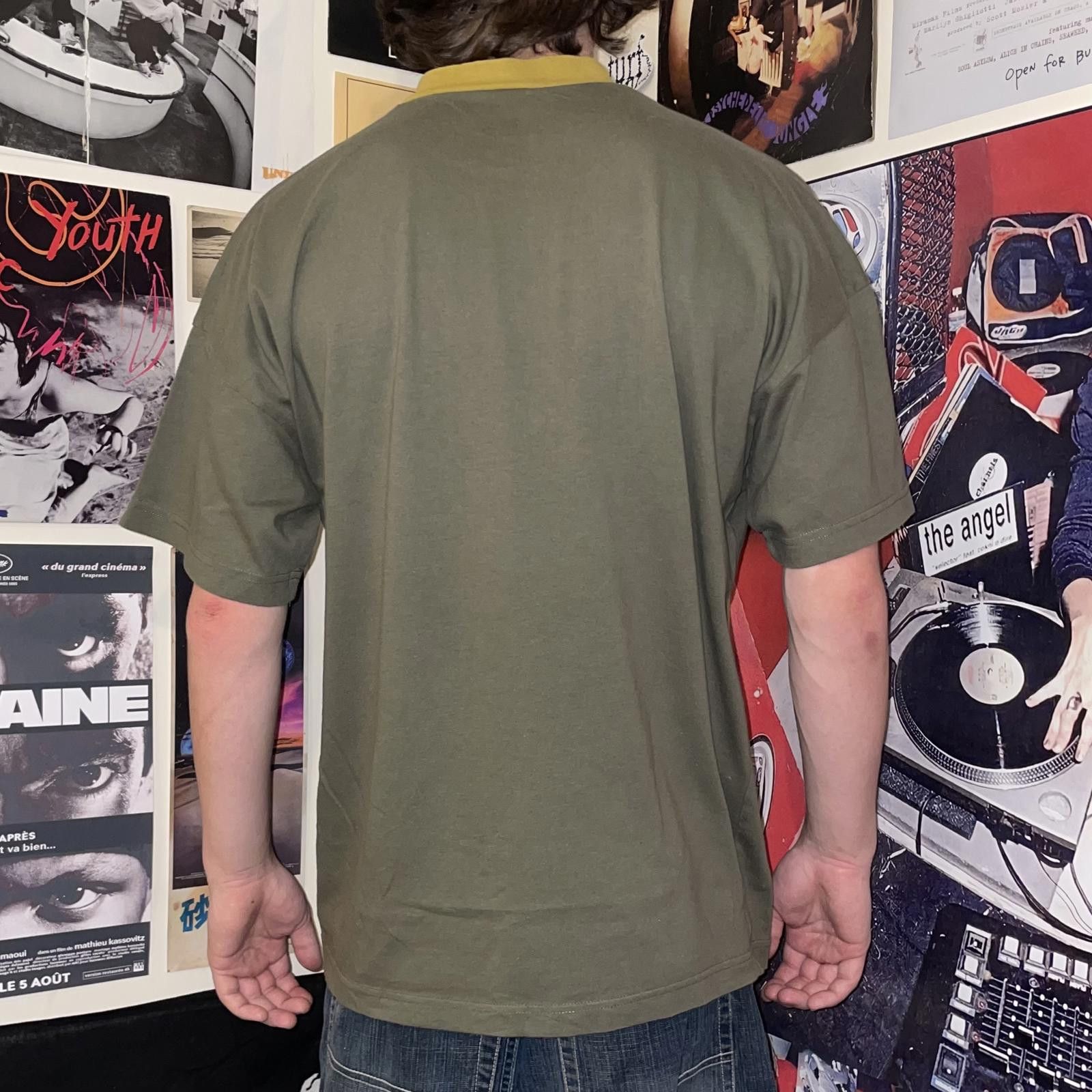 Designer Schiesser 90s Stars Graphic Ringer T-Shirt XL Size US XL / EU 56 / 4 - 7 Thumbnail