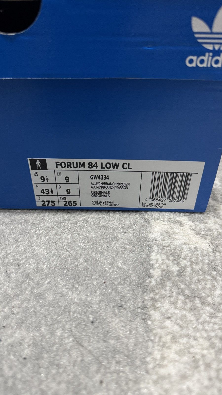 Adidas Adidas Forum 84 Low CL Alumina Branch Brown Size US 9.5 / EU 42-43 - 4 Thumbnail