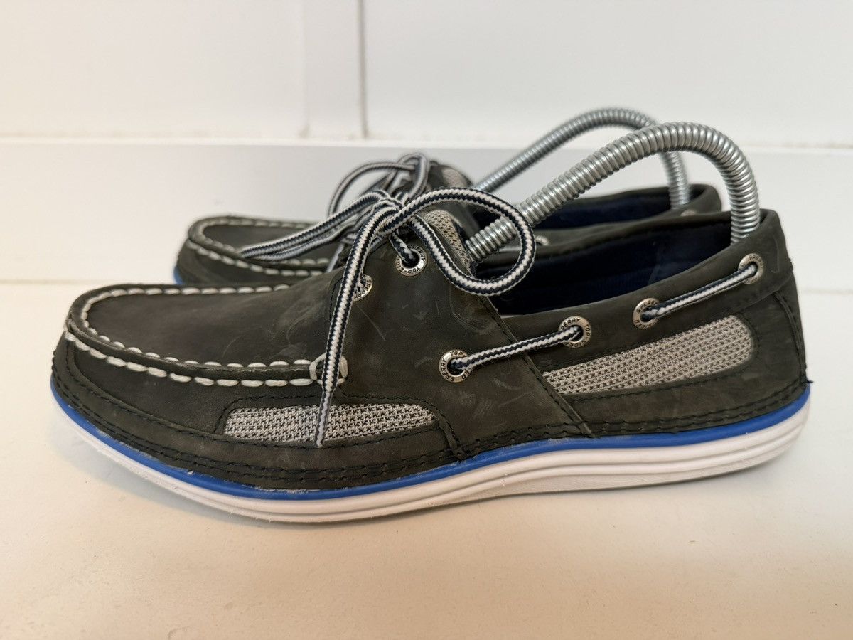Sperry Sperry Top Sider Navy Leather Two Eye Boat Shoe Loafers Size US 8 / EU 41 - 3 Thumbnail